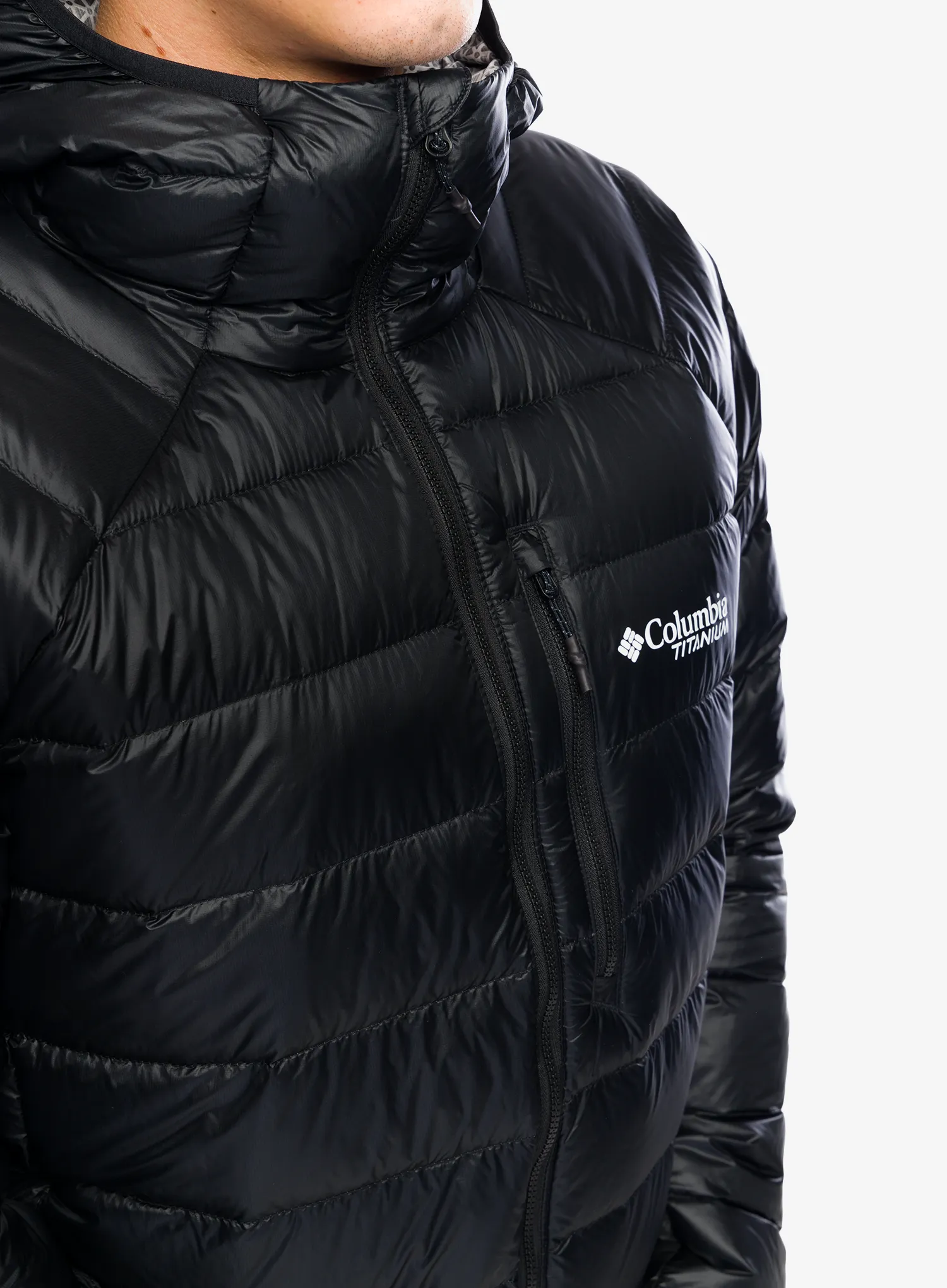 Puhovka Columbia Arctic Crest Down Hooded Jacket - black