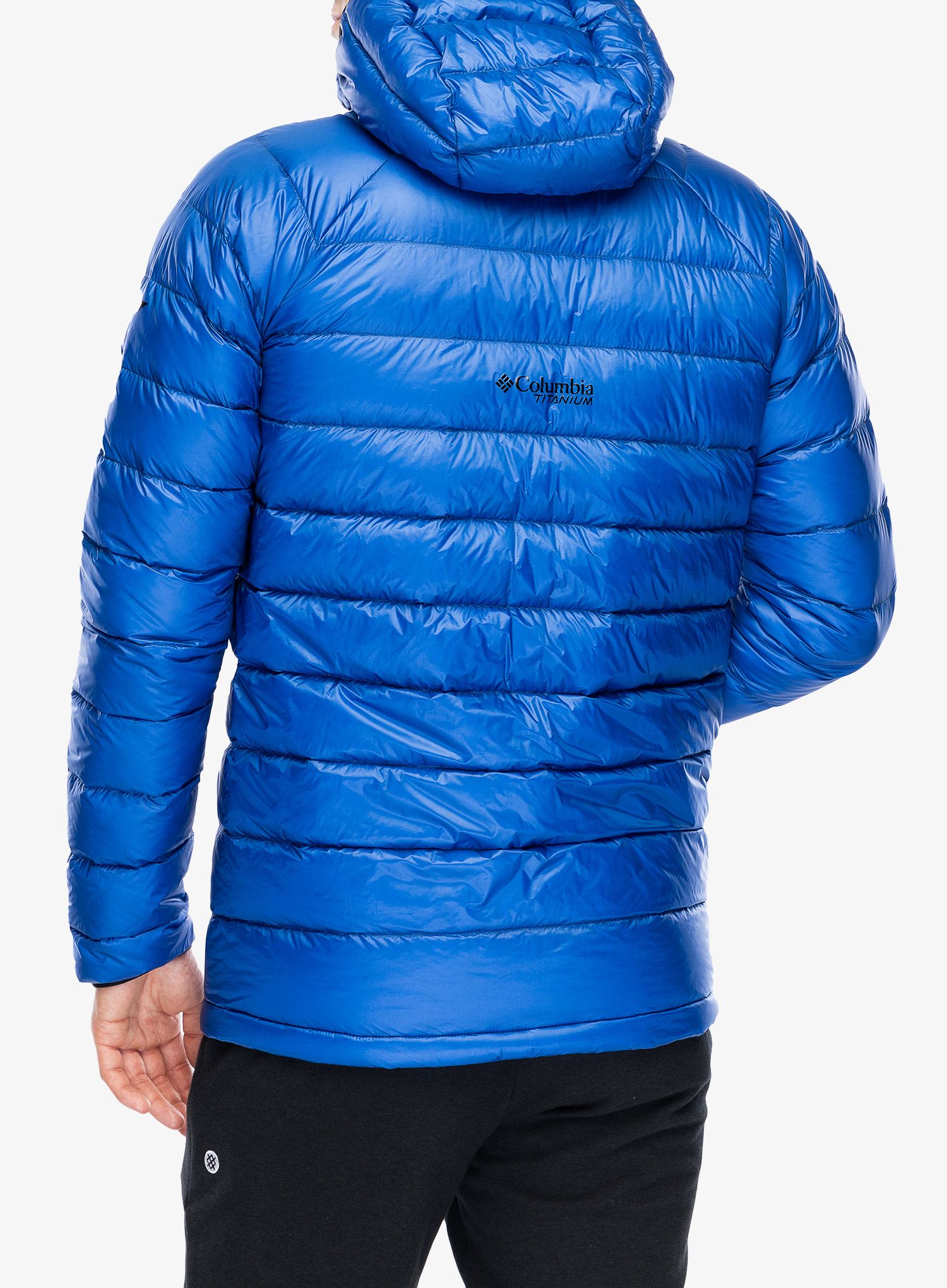 Puhovka Columbia Arctic Crest Down Hooded Jacket - mountain blue