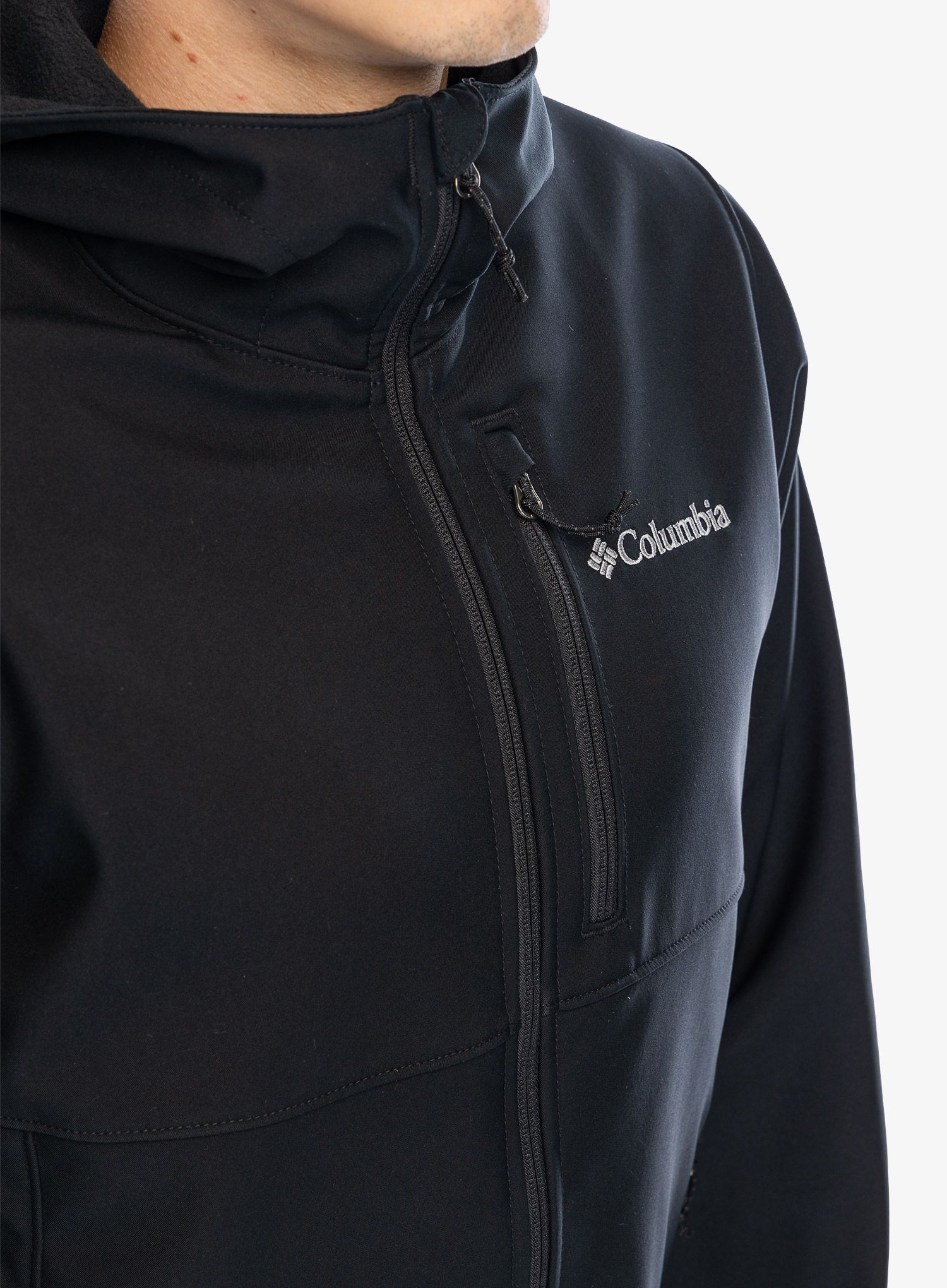 Softshell jakna Columbia Ascender II Hooded Softshell Jacket - black