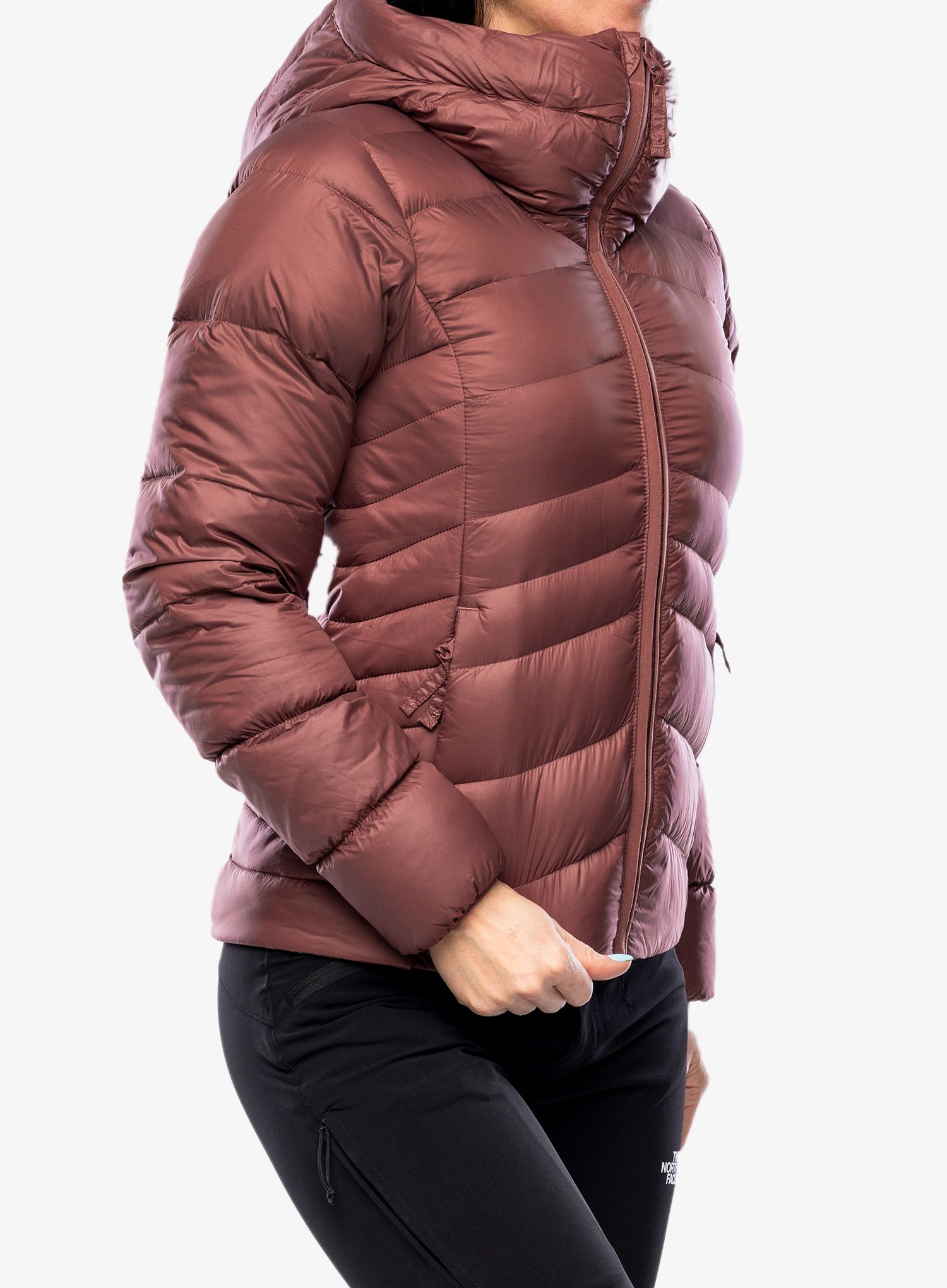 Ženska puhovka Columbia Autumn Park Down Hooded Jacket - beetroot