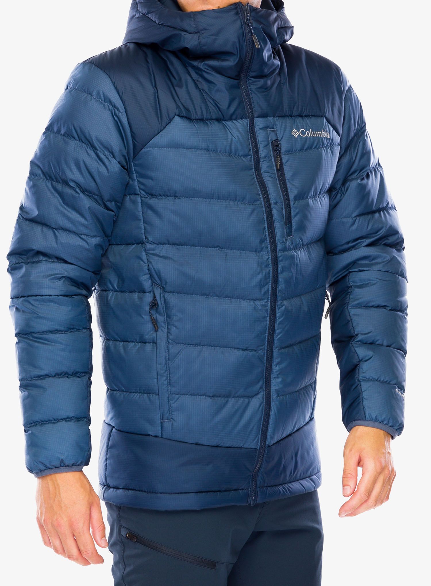Puhovka Columbia Autumn Park Down Hooded Jacket - dark mountain/collegiate navy