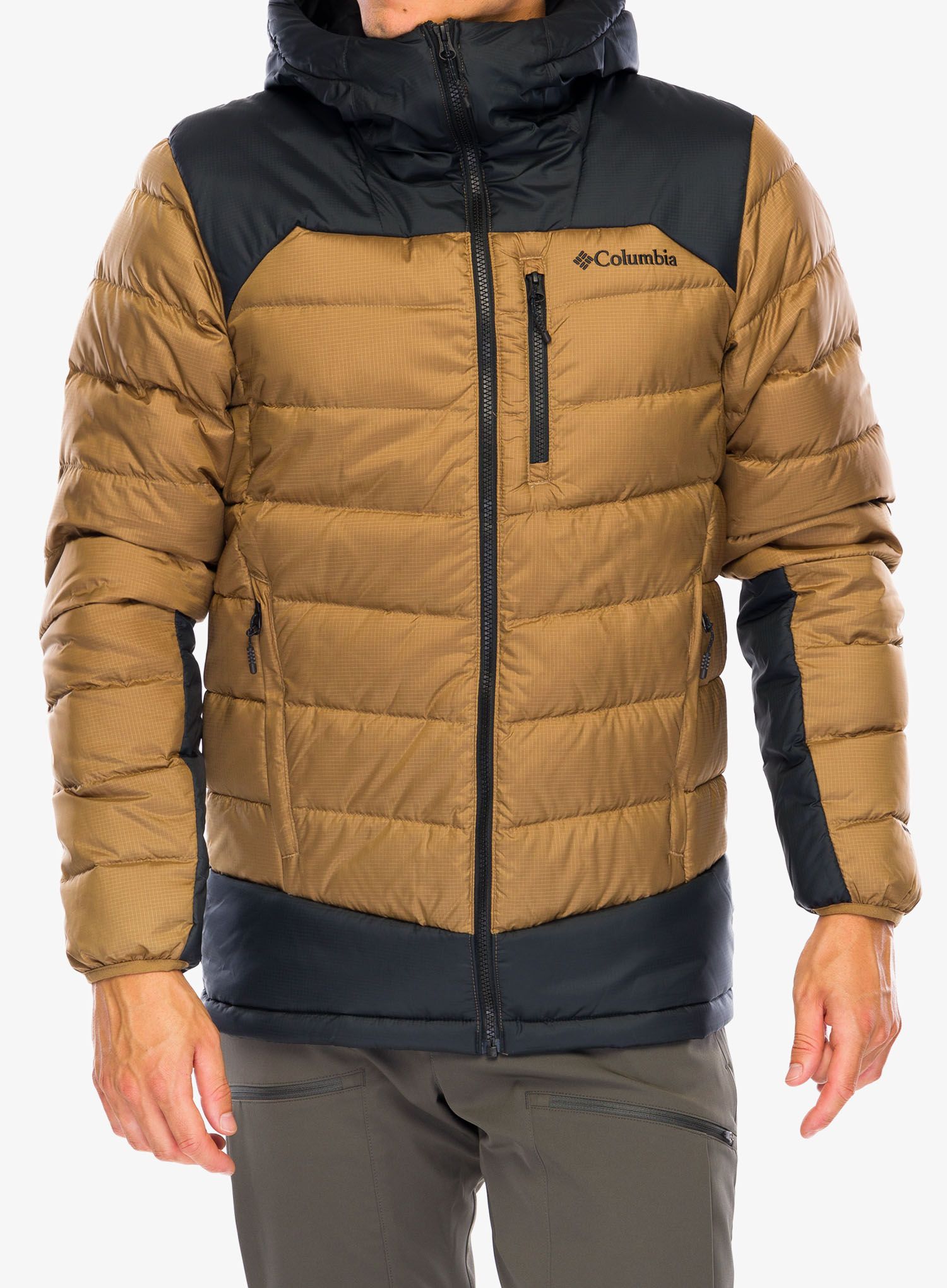 Puhovka Columbia Autumn Park Down Hooded Jacket - delta/black