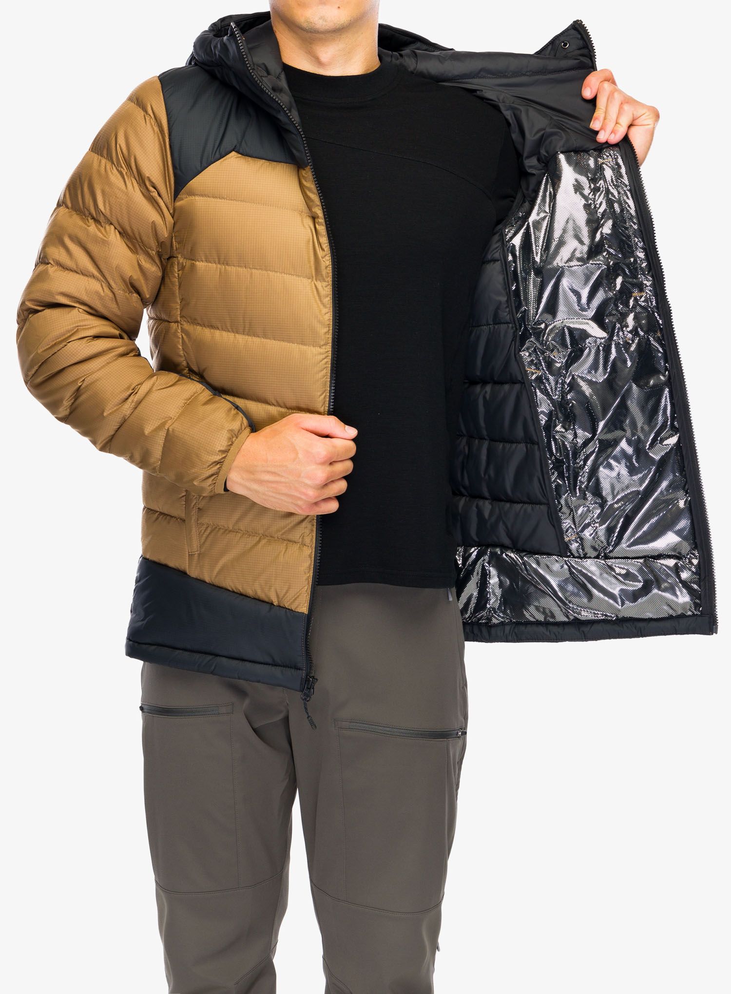 Puhovka Columbia Autumn Park Down Hooded Jacket - delta/black
