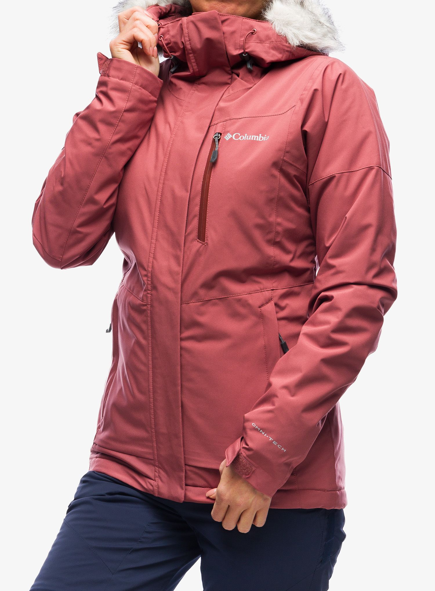Ženska smučarska jakna Columbia Ava Alpine Insulated Jacket - beetroot