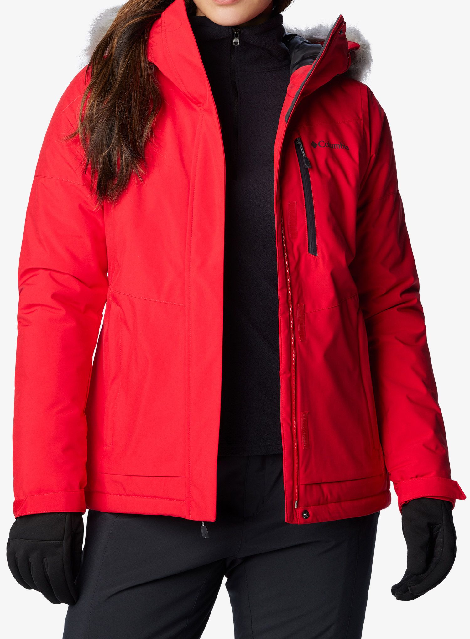 Ženska sintetična jakna Columbia Ava Alpine Insulated Jacket - red lily
