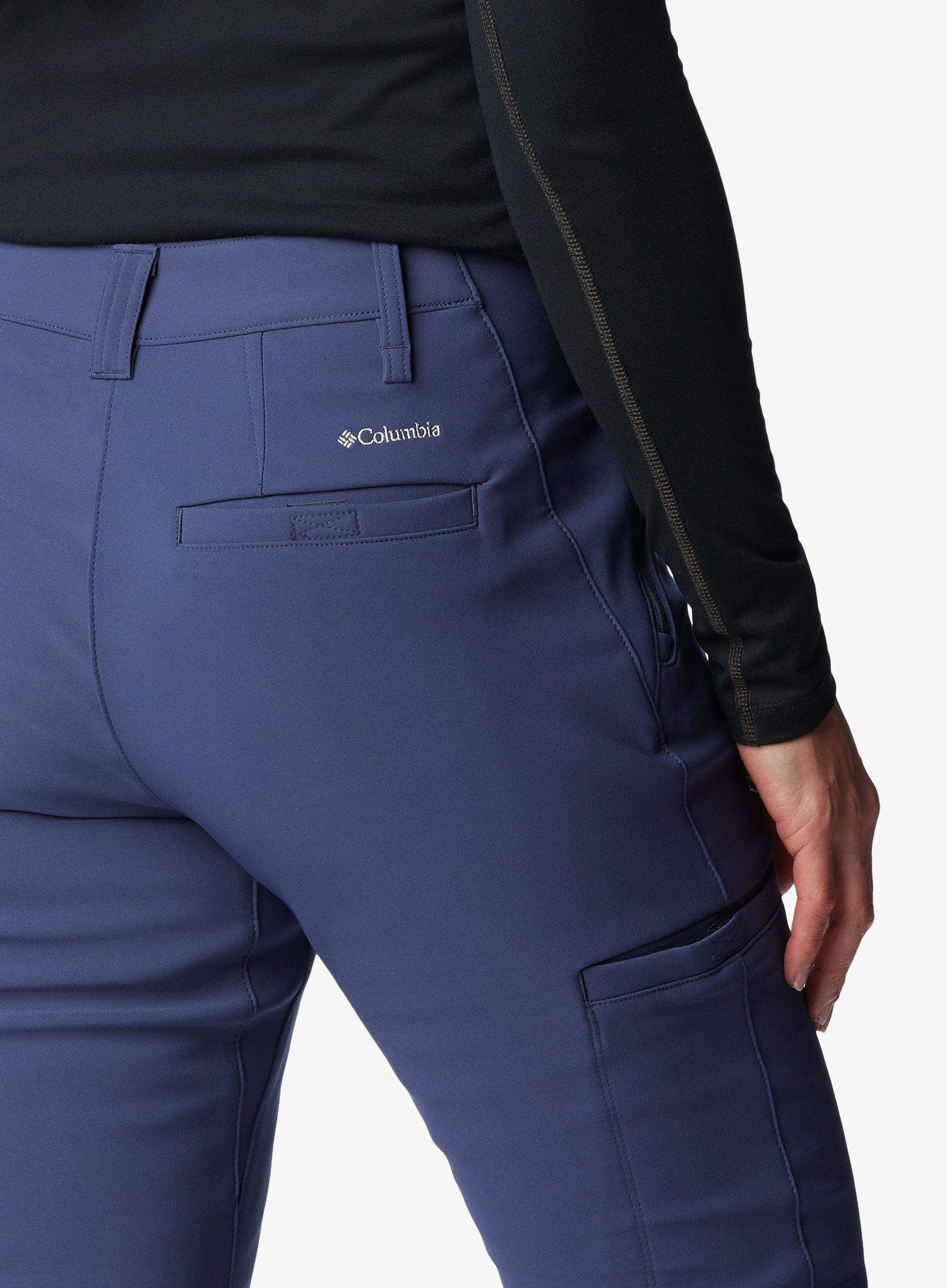 Ženske pohodniške hlače Columbia Back Beauty Passo Alto III Pant - nocturnal