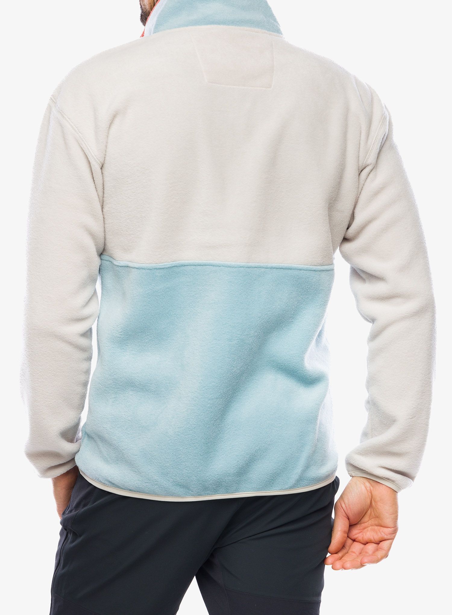 Moška jopica Columbia Back Bowl Full Zip Fleece - dark stone/stone blue/peach