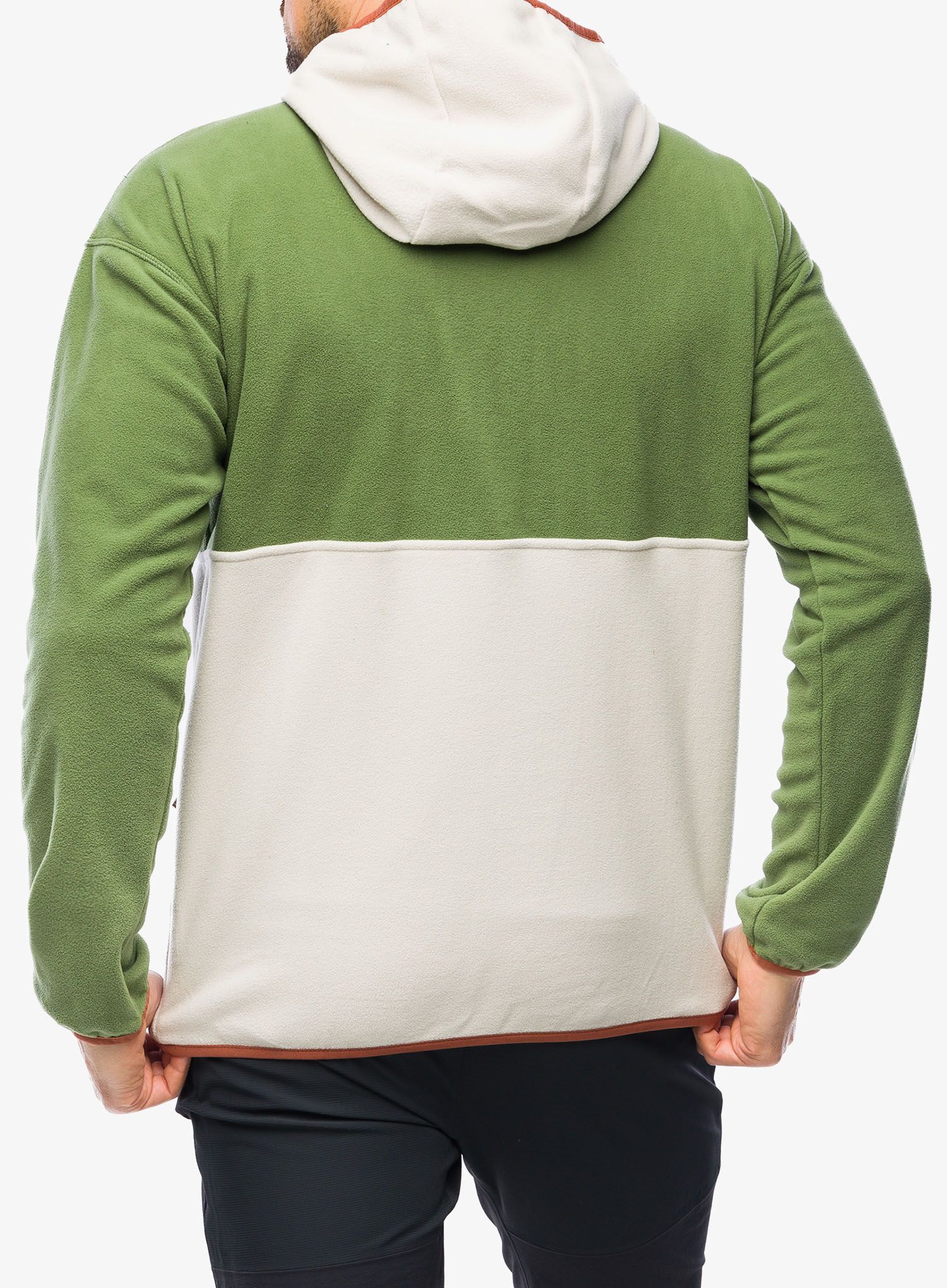 Jopica z zadrgo Columbia Backbowl Lite Half Zip Hoodie - canteen/dark stone/auburn