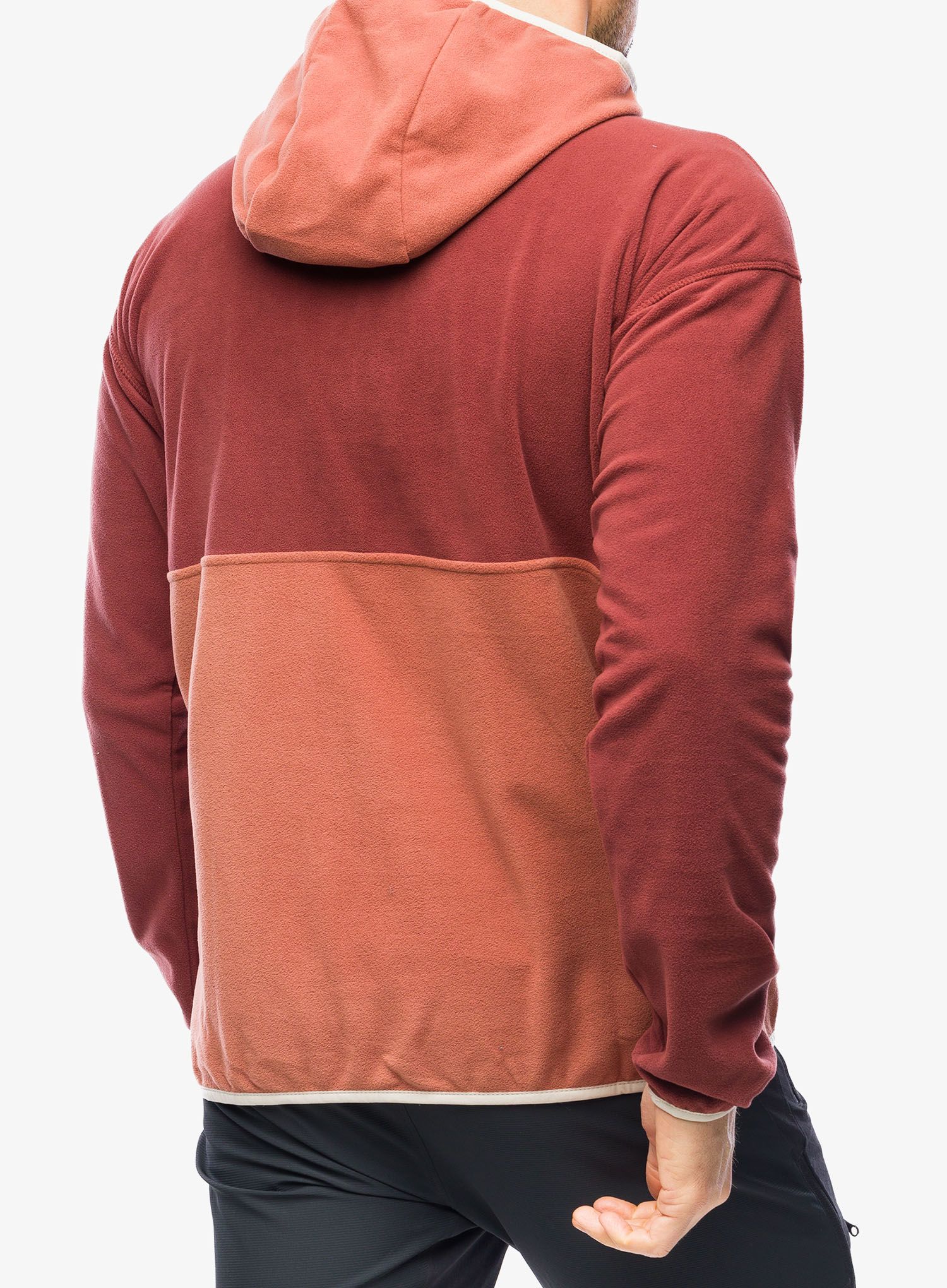 Flis Columbia Backbowl Lite Half Zip Hoodie - spice/auburn/dark stone