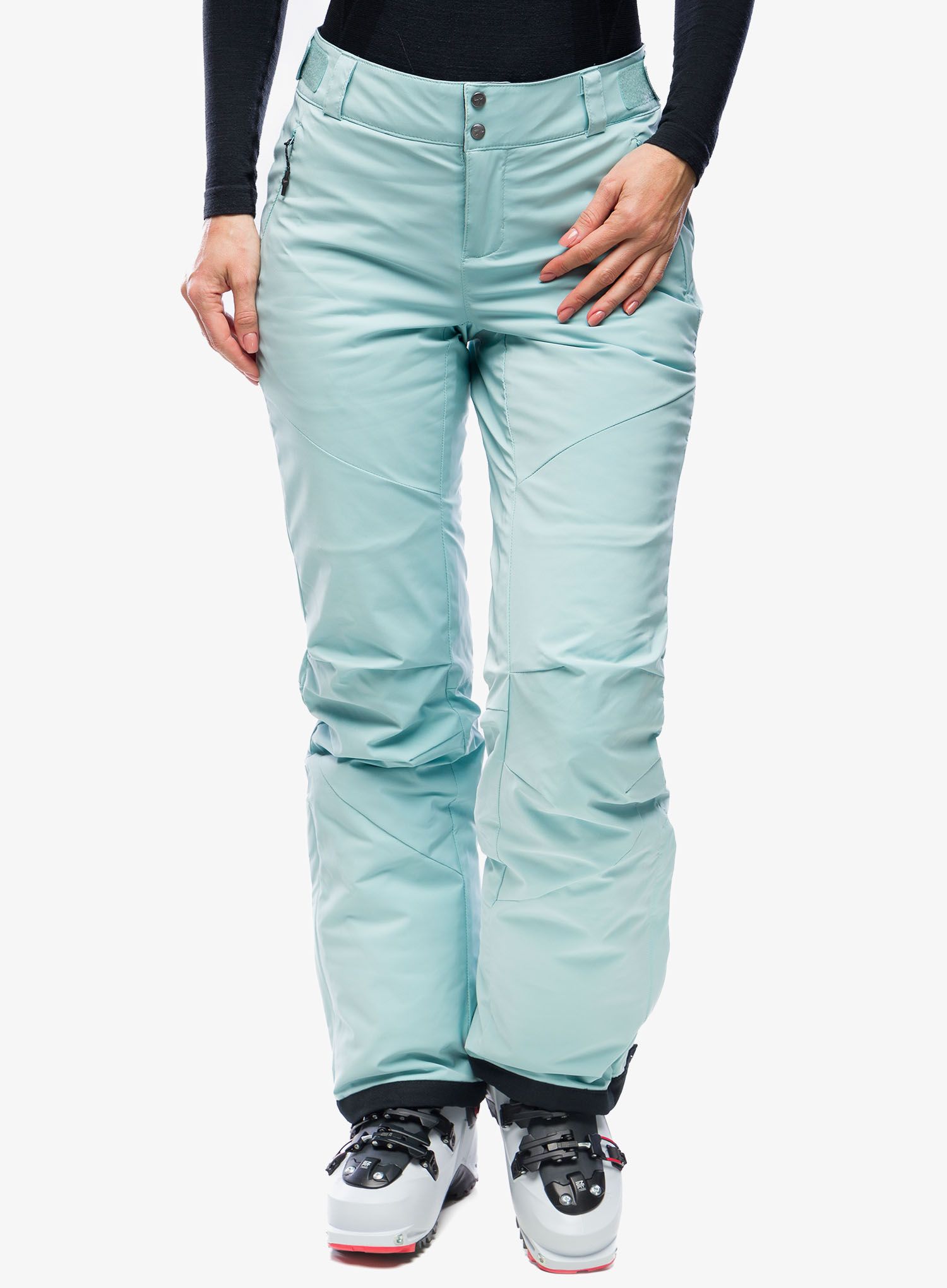 Smučarske hlače ženske Columbia Backslope III Insulated Pant - aqua haze