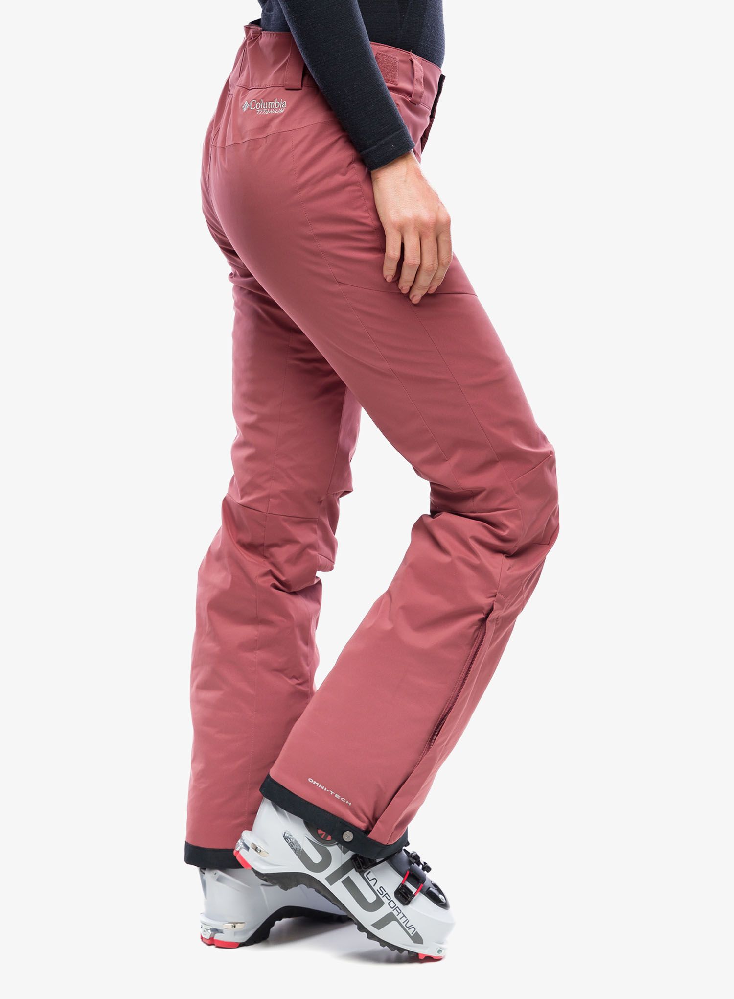 Ženske smučarske hlače Columbia Backslope III Insulated Pant - beetroot