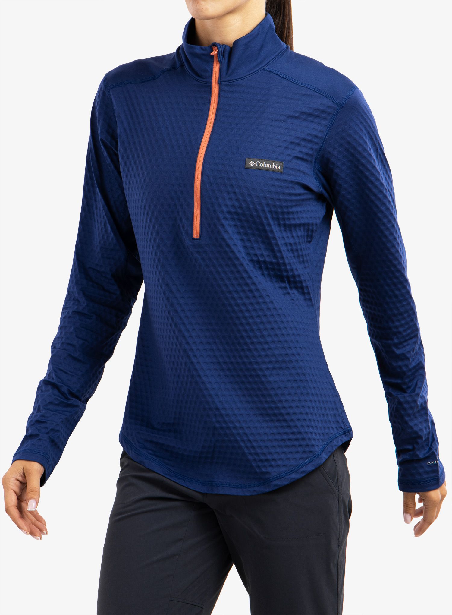 Ženska jopica z zadrgo Columbia Bliss Ascent 1/2 Zip - dark sapphire