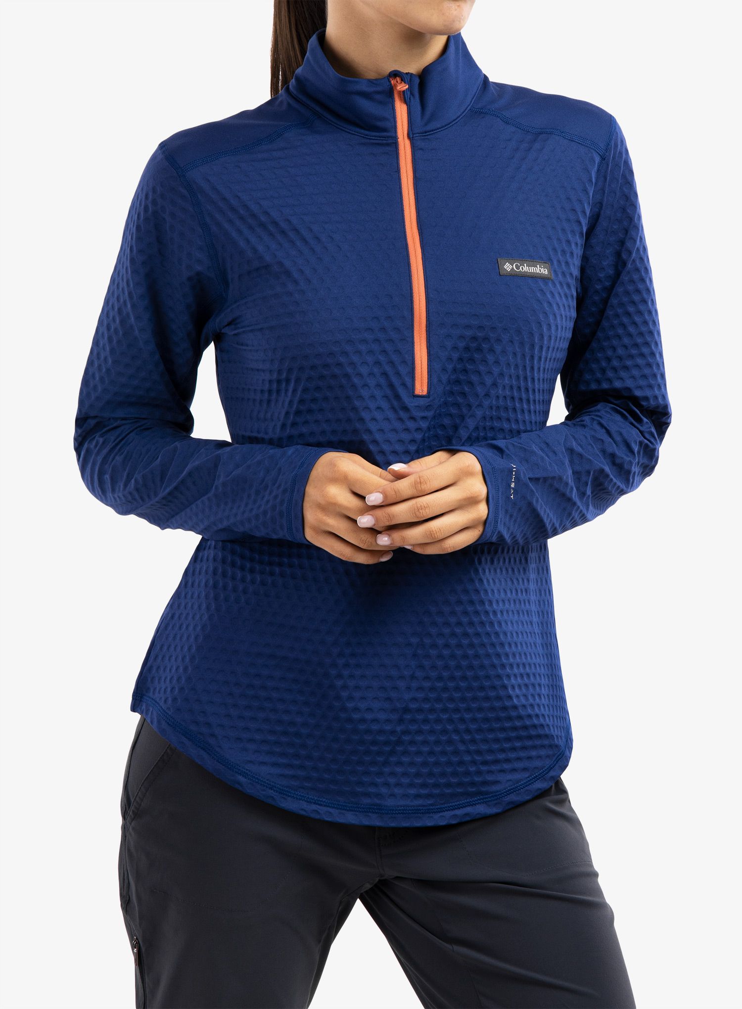 Ženska jopica z zadrgo Columbia Bliss Ascent 1/2 Zip - dark sapphire
