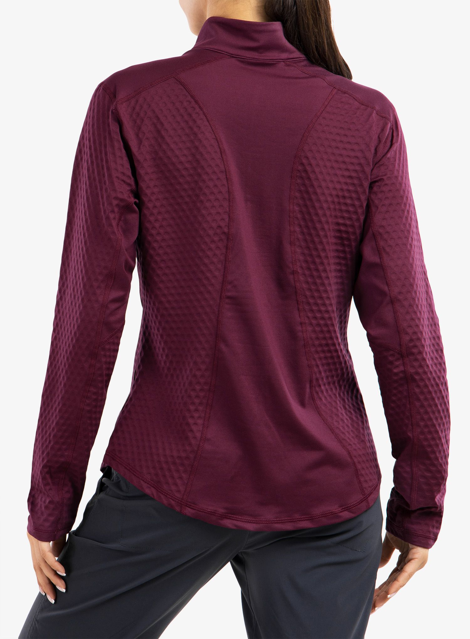 Ženska jopica brez kapuce Columbia Bliss Ascent 1/2 Zip - marionberry