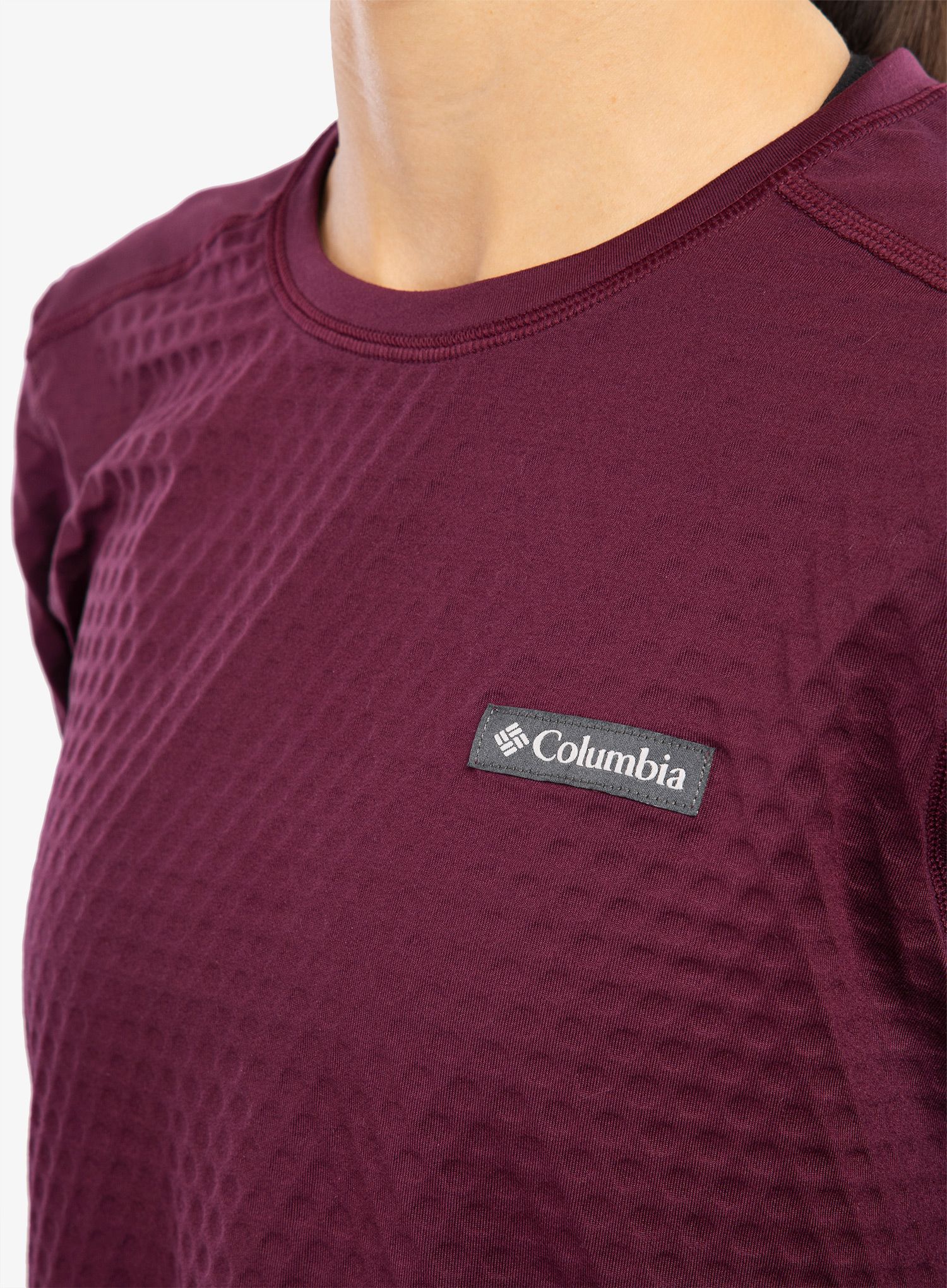 Ženska jopica brez kapuce Columbia Bliss Ascent LS - marionberry
