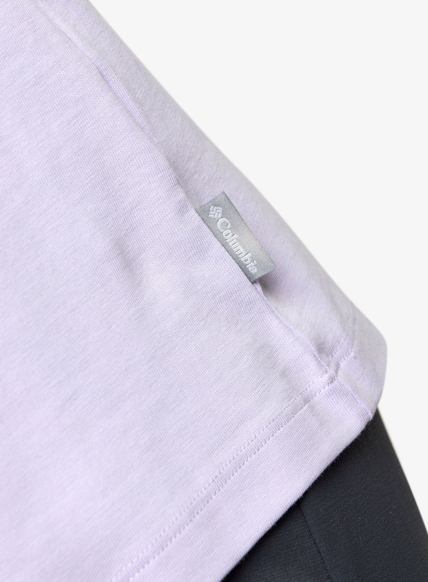Ženska bombažna majica Columbia Boundless Beauty SS Tee - purple tint/rhodies PDX graph