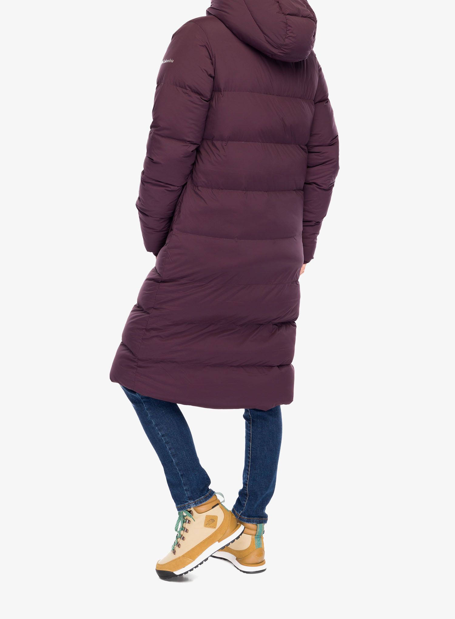 Puhast plašč Columbia Boundless Days Long Down Jacket - moonvista
