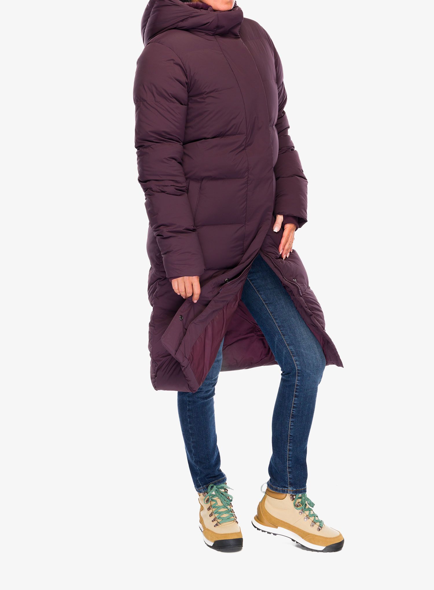 Puhast plašč Columbia Boundless Days Long Down Jacket - moonvista