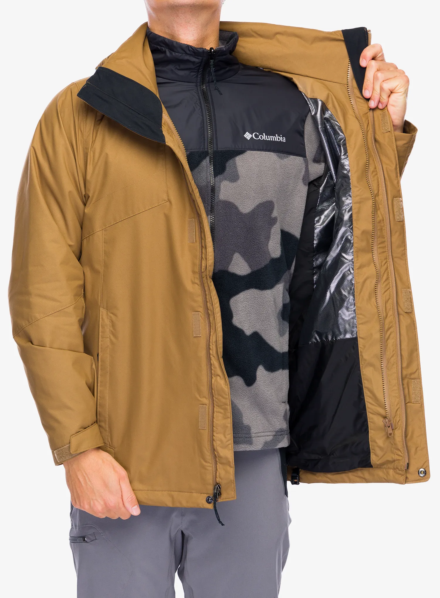 Jakna 3v1 Columbia Bugaboo III Fleece Interchange Jacket - delta