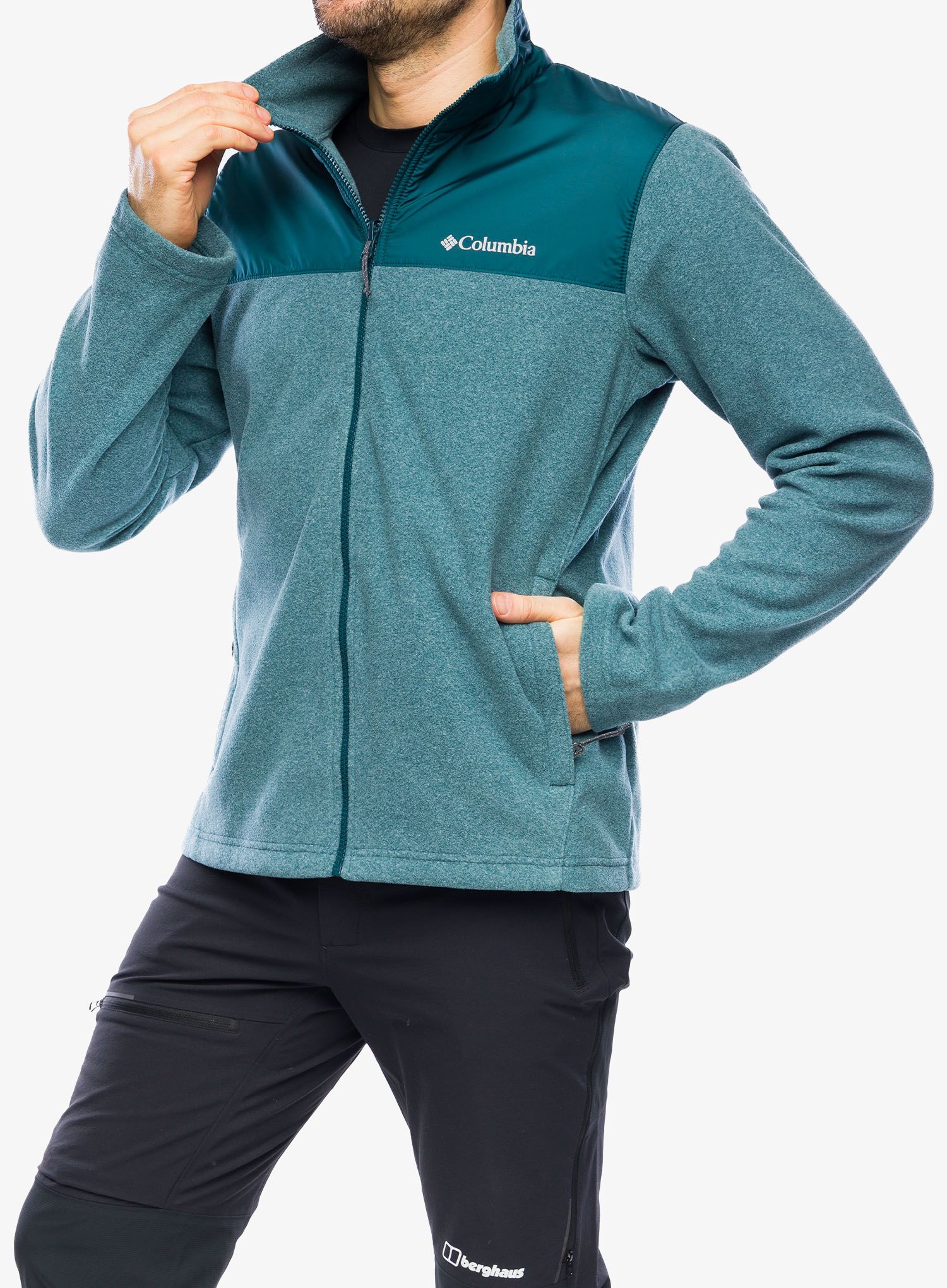 Jakna 3 v 1 Columbia Bugaboo II Fleece Interchange Jacket - niagara/metal night wave htr