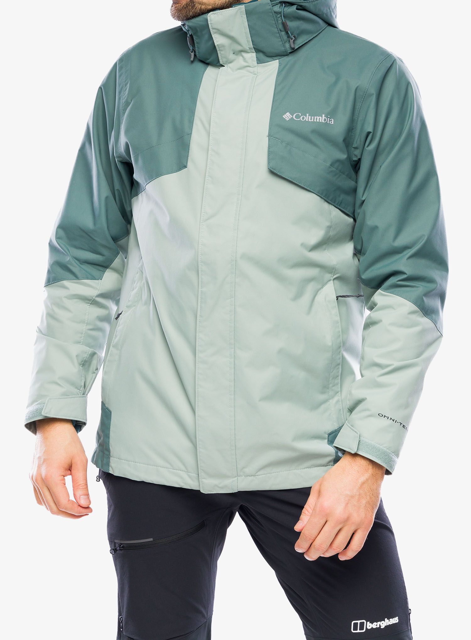 Jakna 3 v 1 Columbia Bugaboo II Fleece Interchange Jacket - niagara/metal night wave htr
