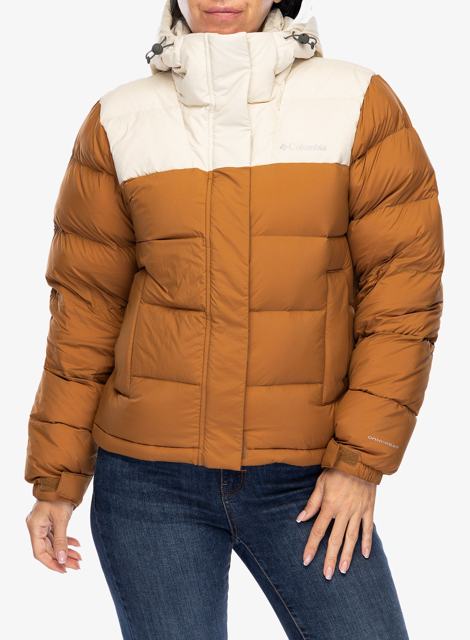 Ženska zimska jakna Columbia Bulo Point III Down Jacket - camel brown/dark stone