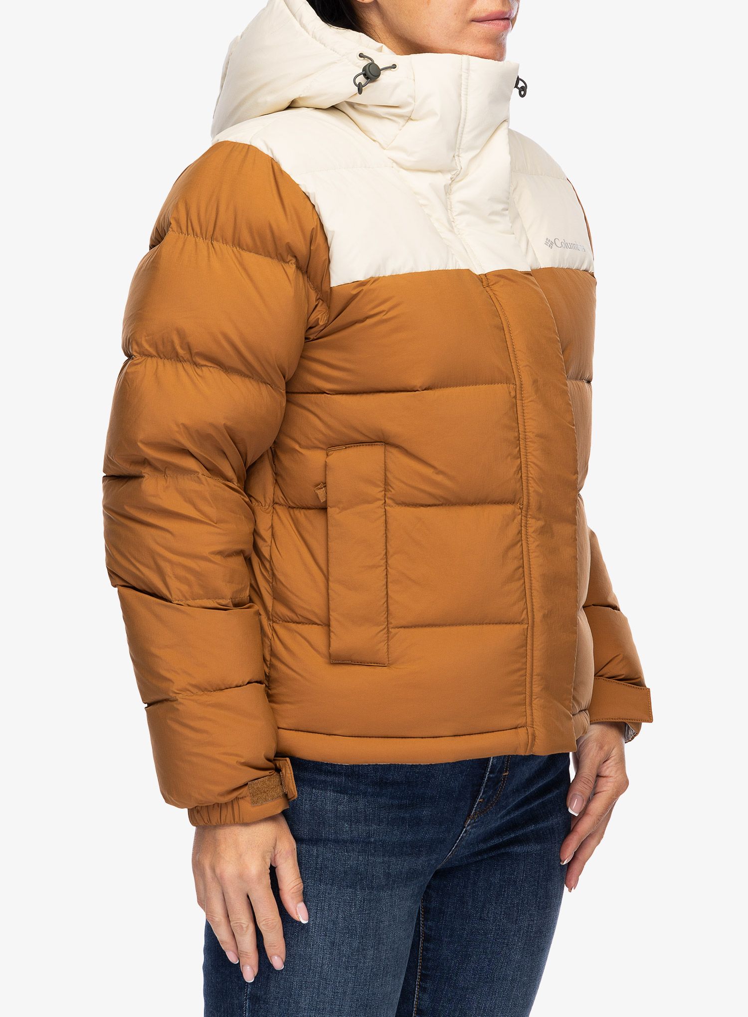 Ženska zimska jakna Columbia Bulo Point III Down Jacket - camel brown/dark stone