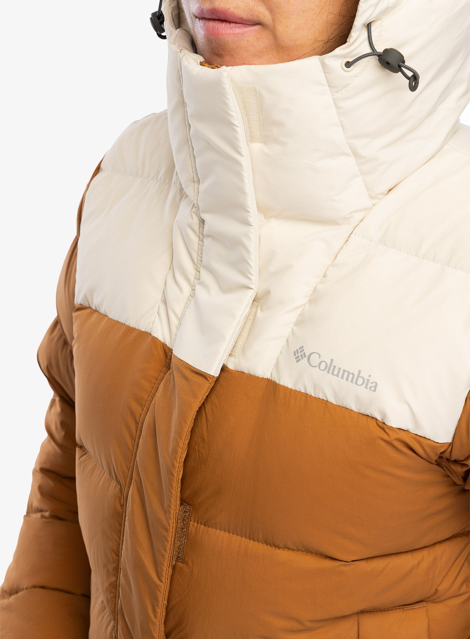 Ženska zimska jakna Columbia Bulo Point III Down Jacket - camel brown/dark stone