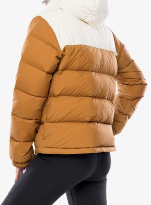 Ženska puhovka Columbia Bulo Point II Down Jacket - camel brown/chalk crinkle
