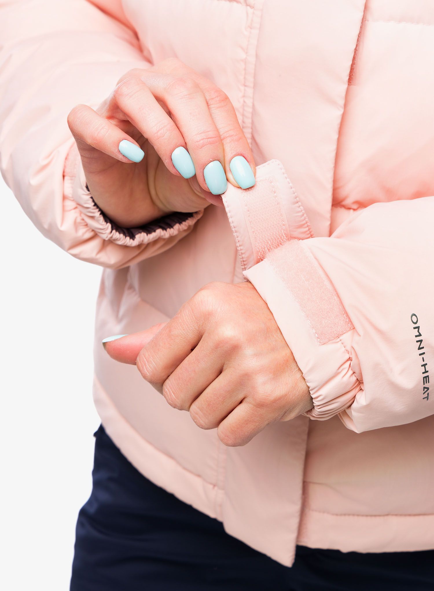 Ženska zimska jakna Columbia Bulo Point II Down Jacket - dusty pink/basalt crinkle