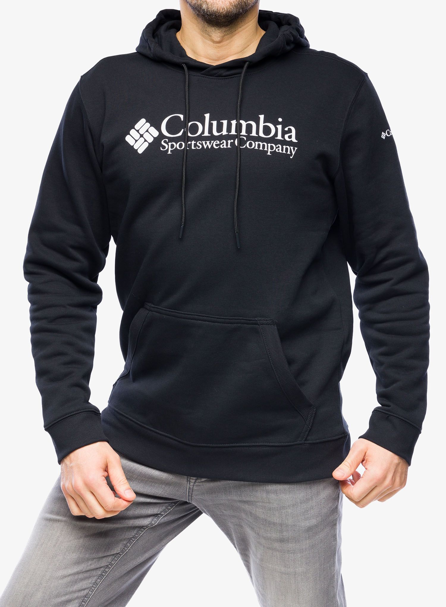 Moška jopica Columbia CSC Basic Logo II Hoodie - black/csc retro logo