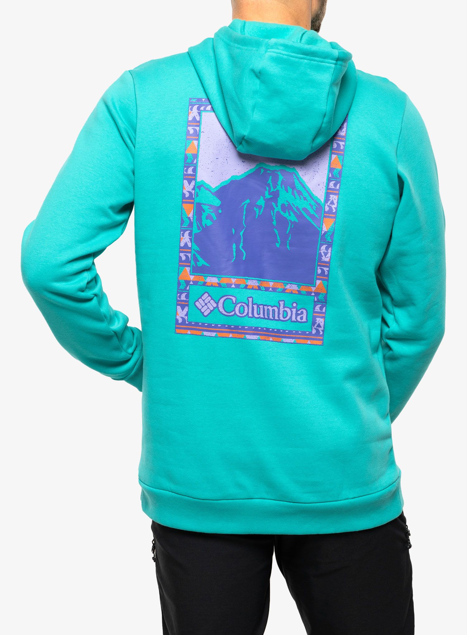 Jopica s kapuco Columbia CSC Graphic Hoodie - bright aqua/bordered beauty
