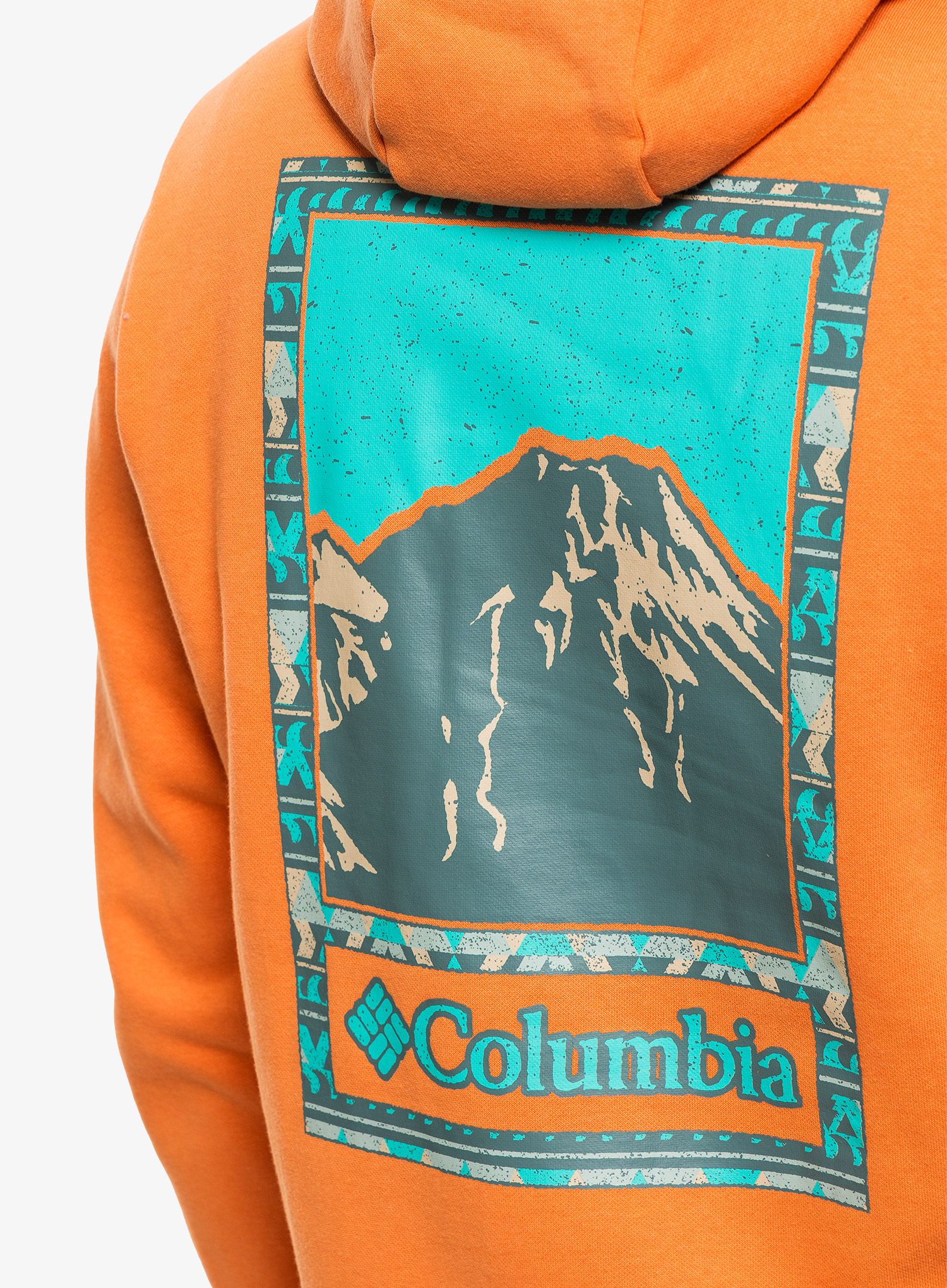 Puloverji s kapuco Columbia CSC Graphic Hoodie - desert orange/bordered beauty