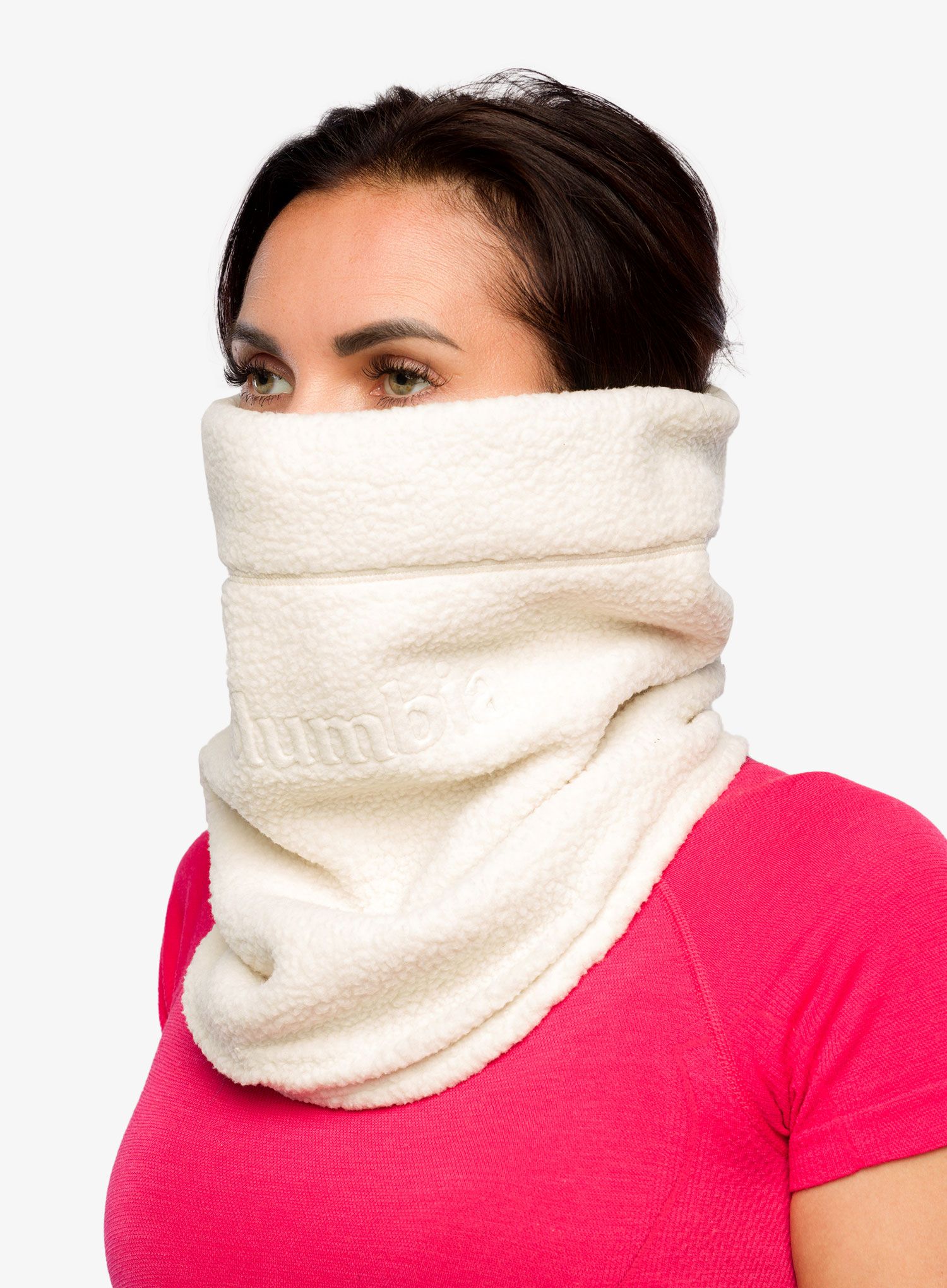 Šal za vrat Columbia CSC II Fleece Gaiter - chalk