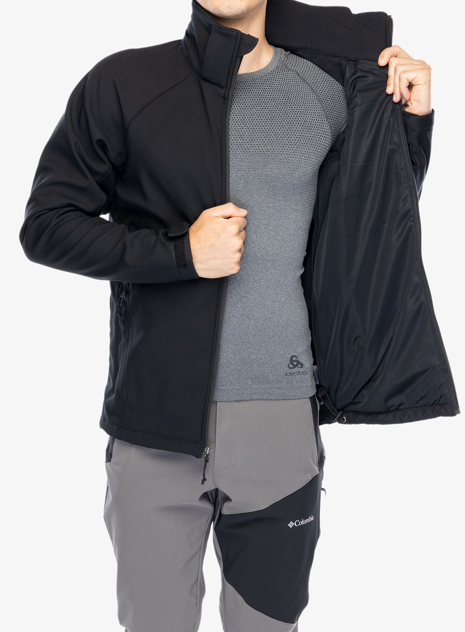 Softshell jakna Columbia Cascade Ridge III Softshell - black