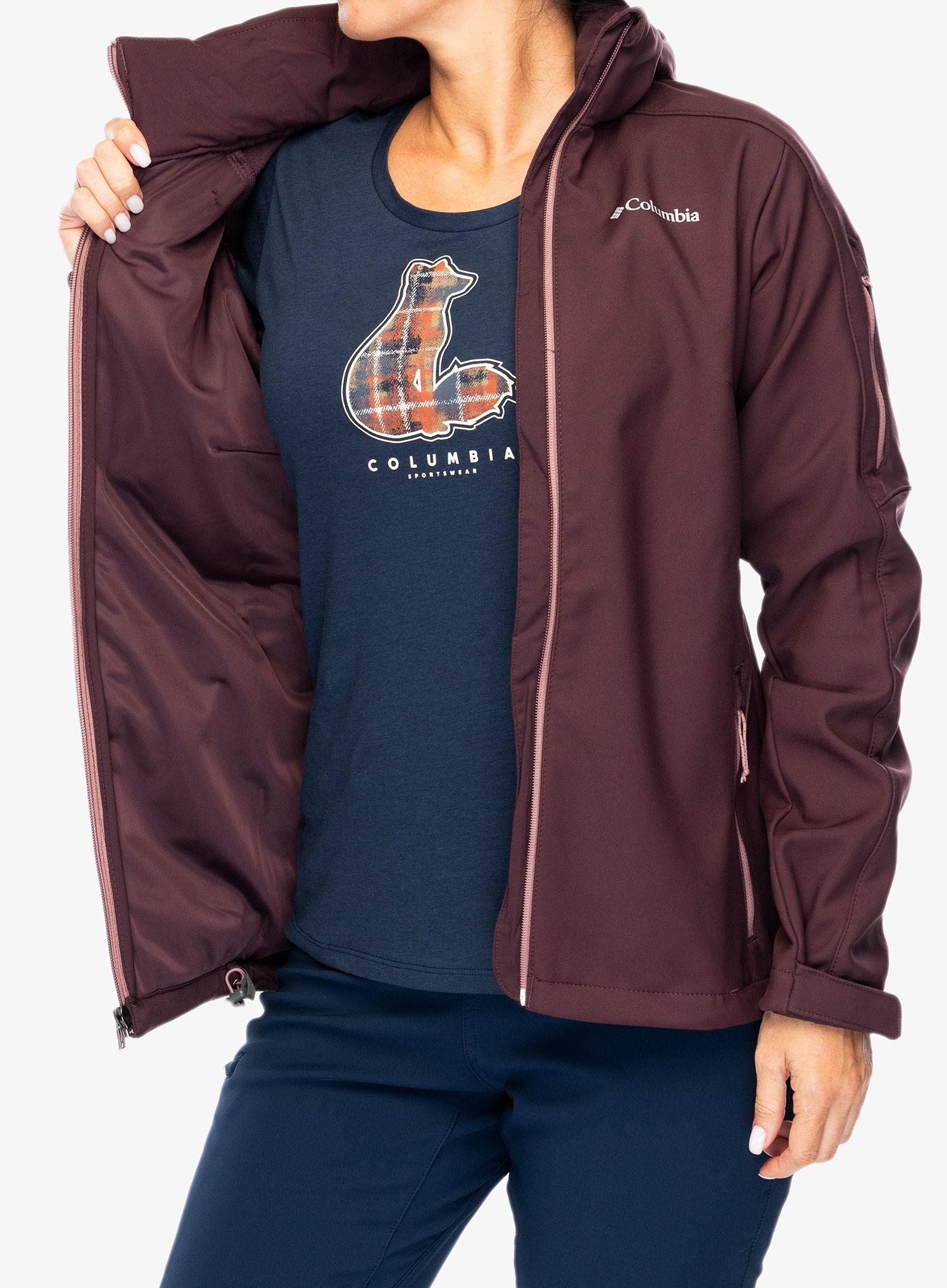 Softshell jakna Columbia Cascade Ridge II Jacket - moonvista