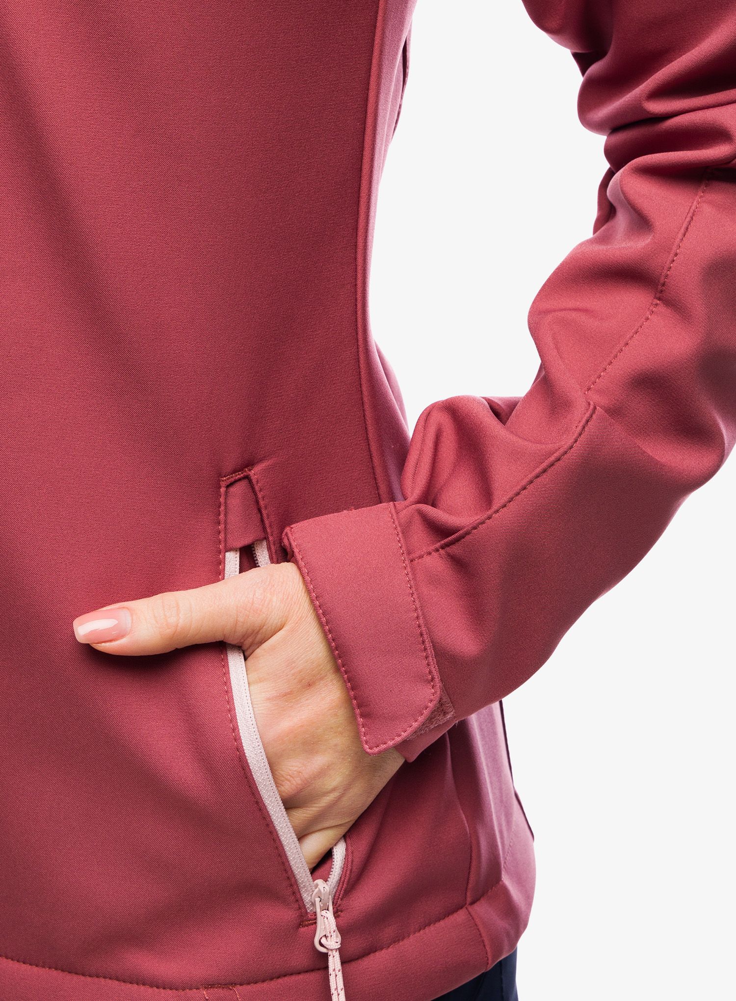 Ženska softshell jakna Columbia Cascade Ridge Jacket - beetroot/dusty pink