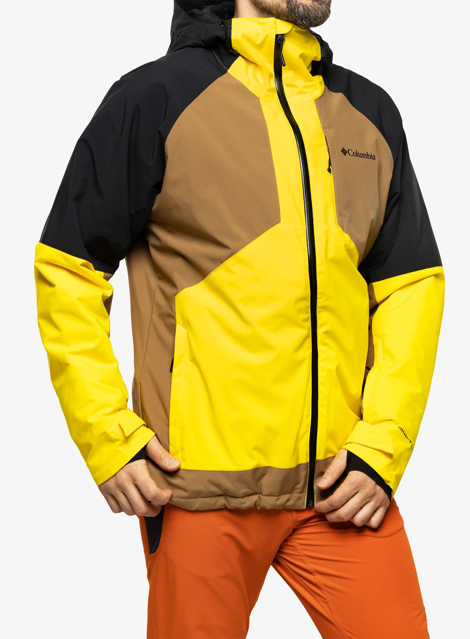 Smučarska jakna Columbia Centerport II Jacket - laser lemon/delta/black
