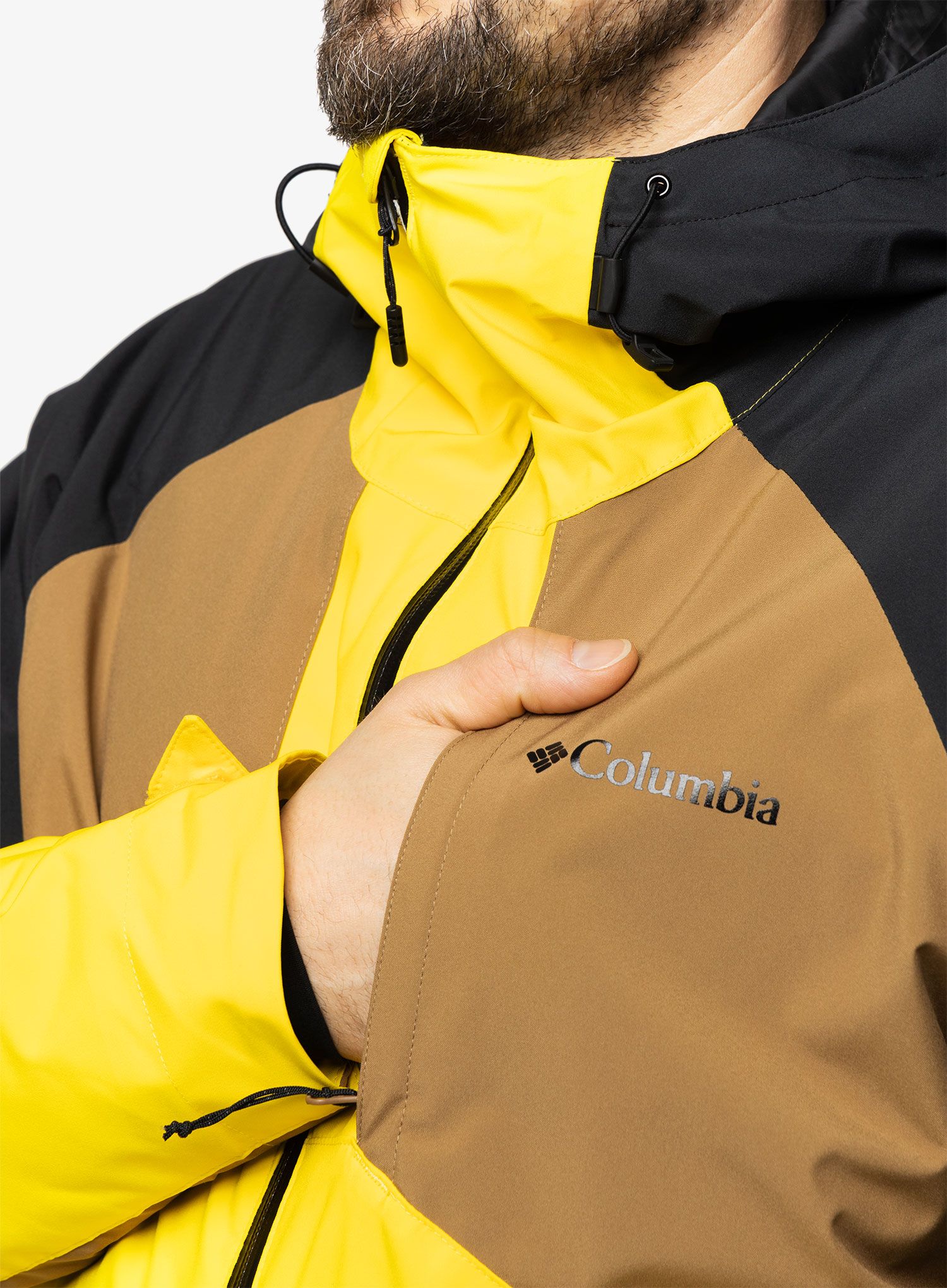 Smučarska jakna Columbia Centerport II Jacket - laser lemon/delta/black