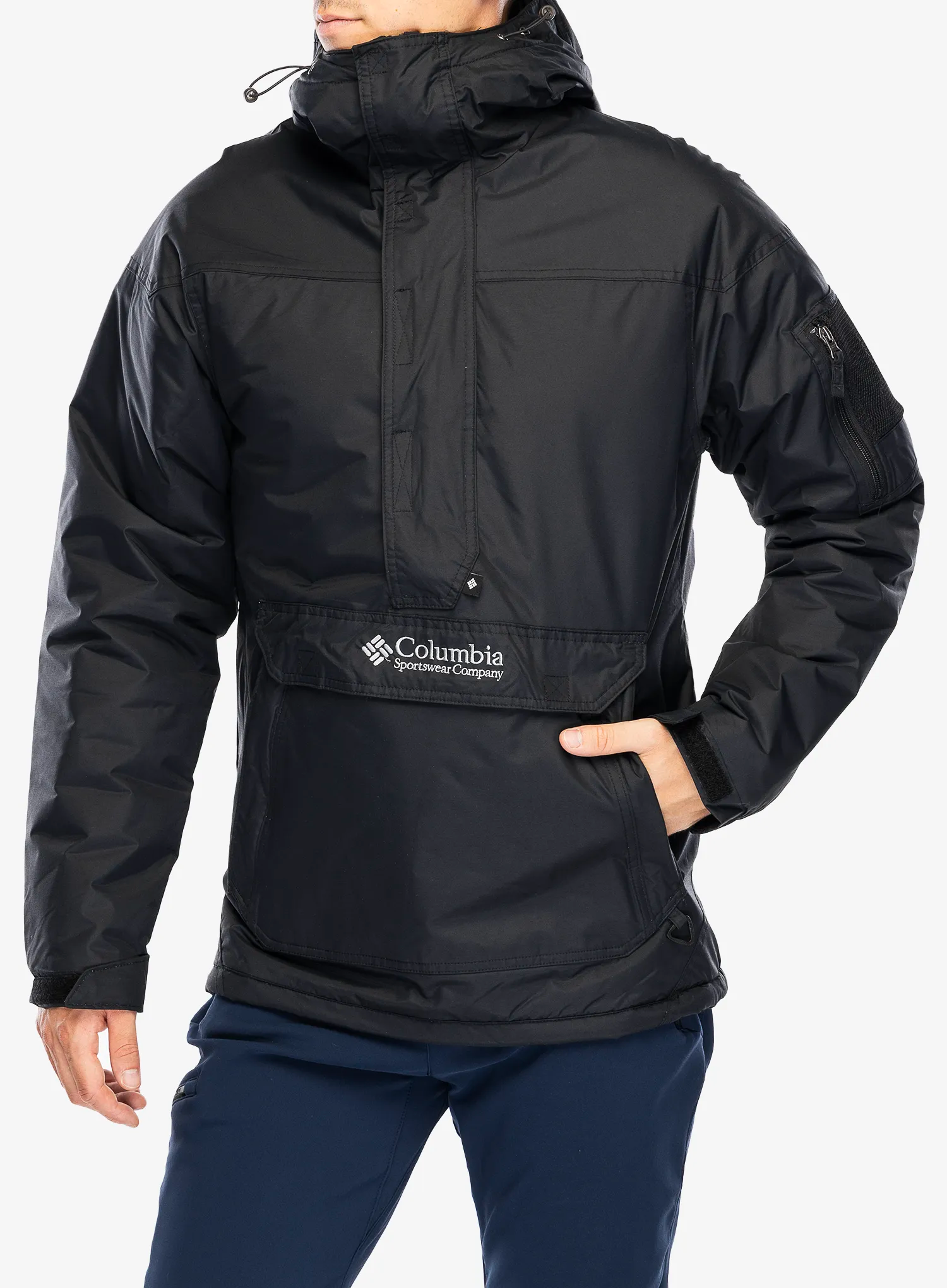 Sintetična jakna Columbia Challenger II Insulated Pullover - black