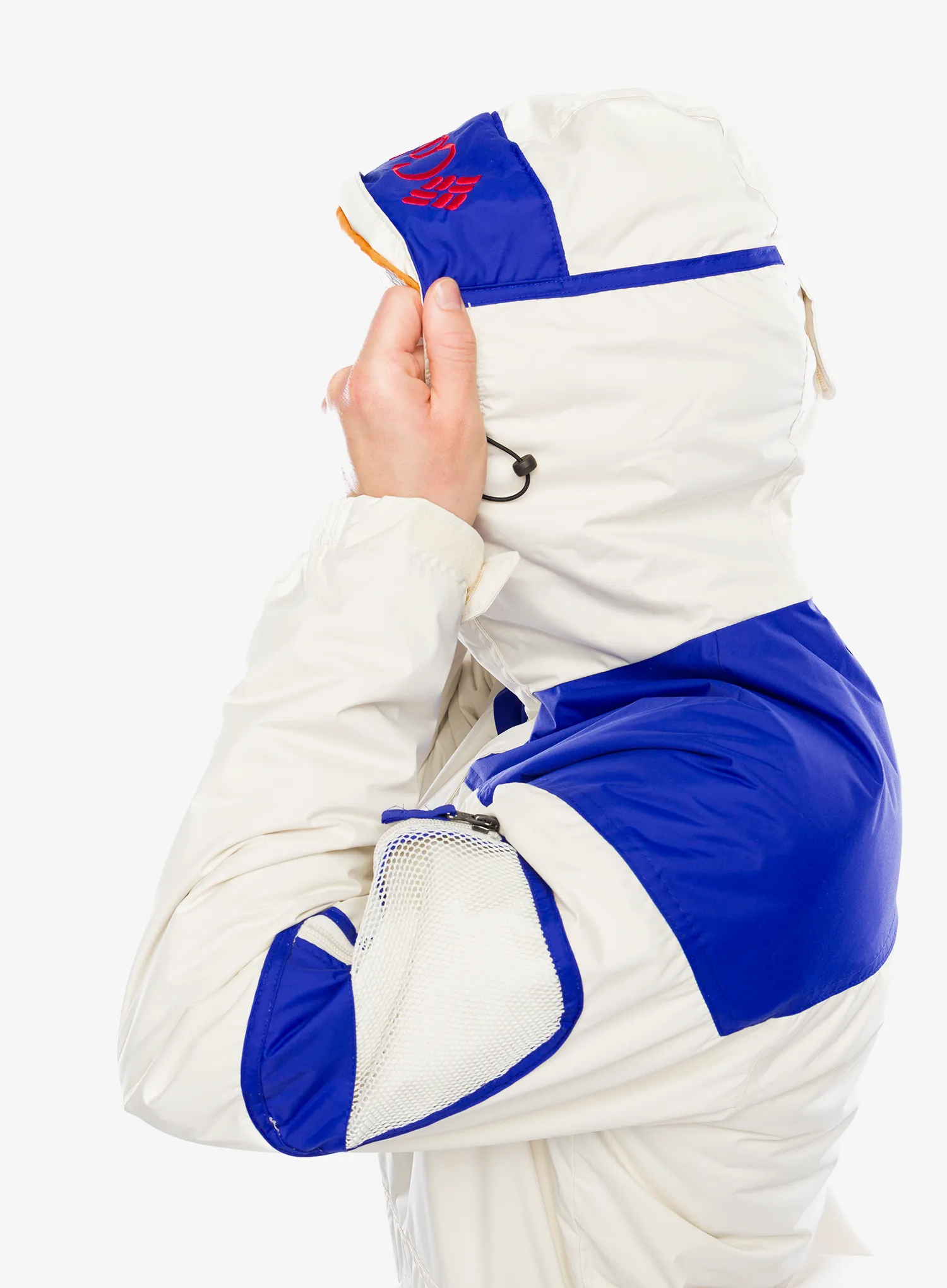 Sintetična jakna Columbia Challenger II Insulated Pullover - chalk/clematis blue