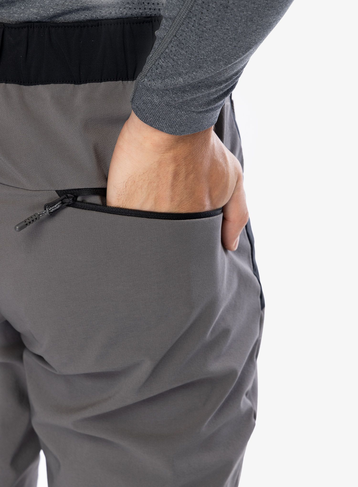Softshell hlače Columbia Columbia Tech Softshell Pant - city grey/black