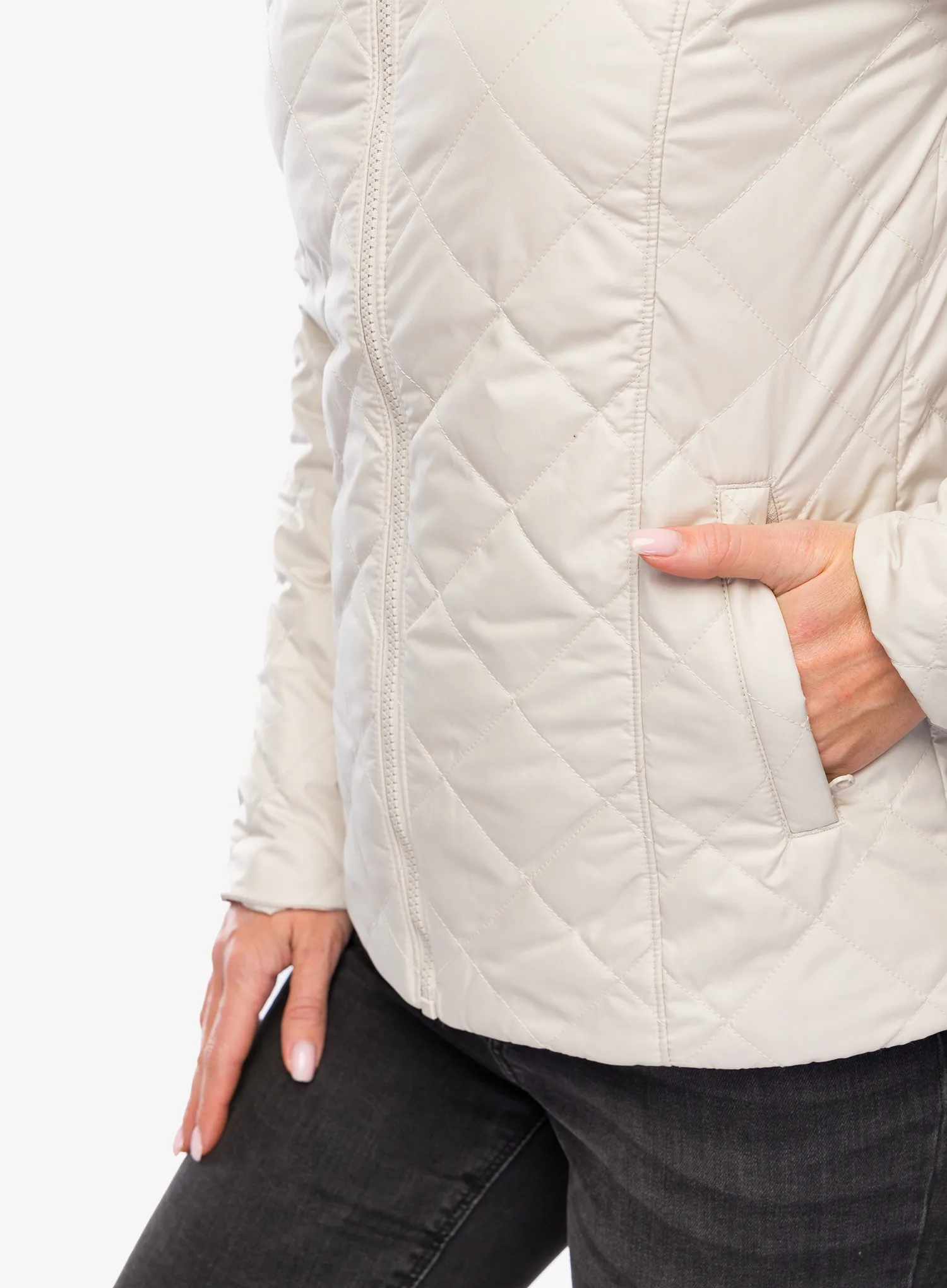 Ženska sintetična jakna Columbia Copper Crest II Hooded Jacket - dark stone