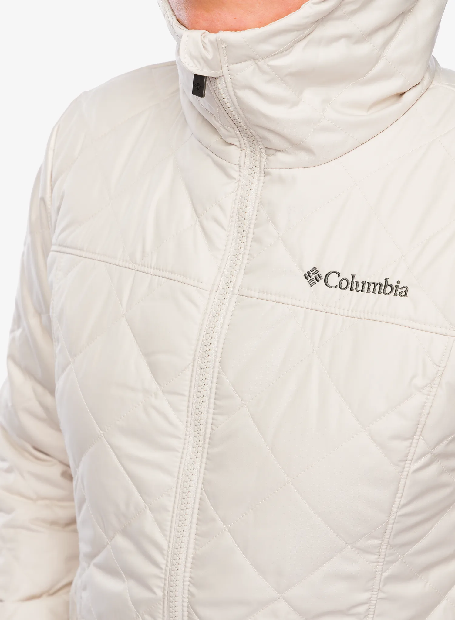 Ženska sintetična jakna Columbia Copper Crest II Hooded Jacket - dark stone