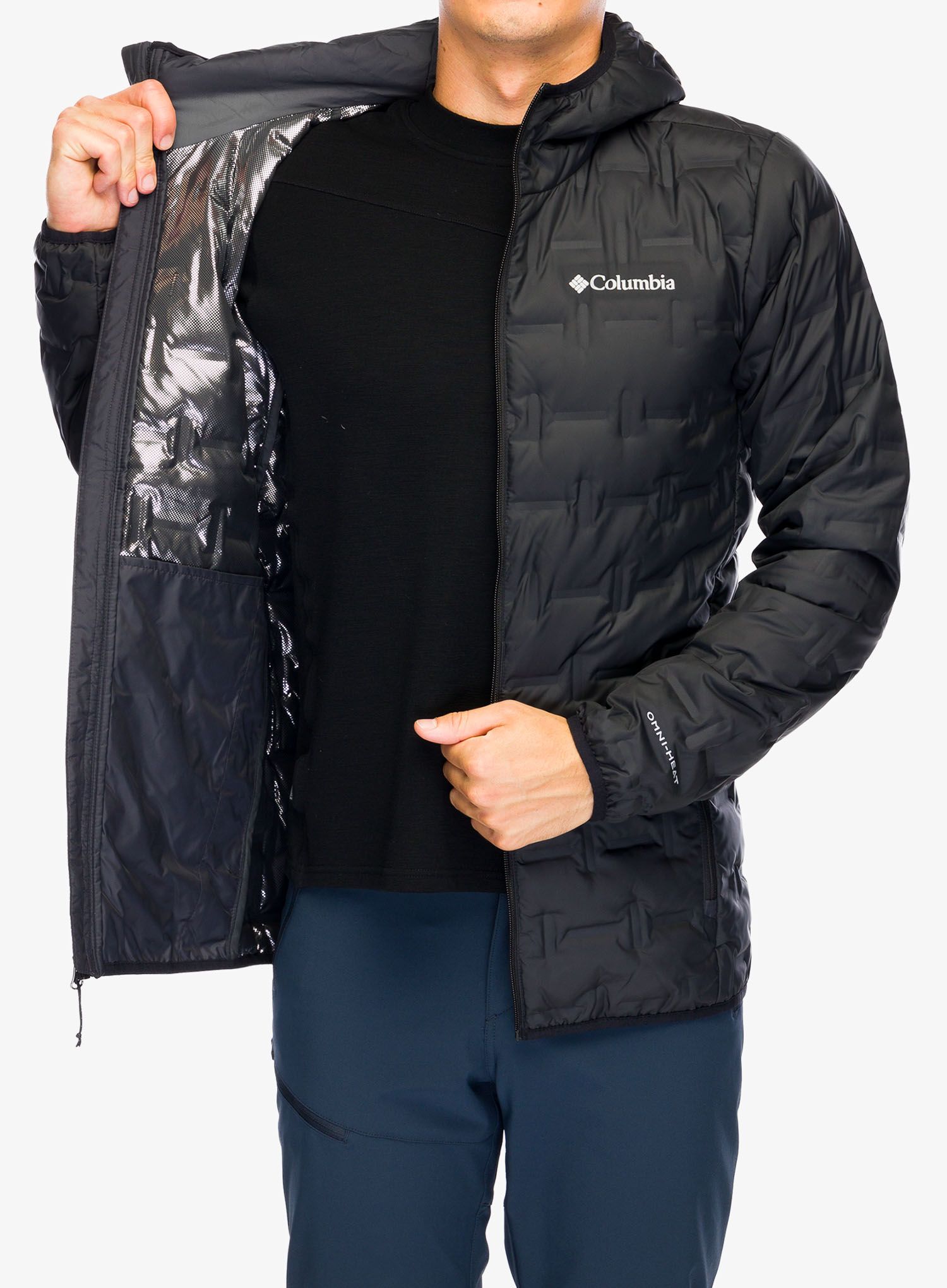 Puhovka Columbia Delta Ridge Down Hooded Jacket - black