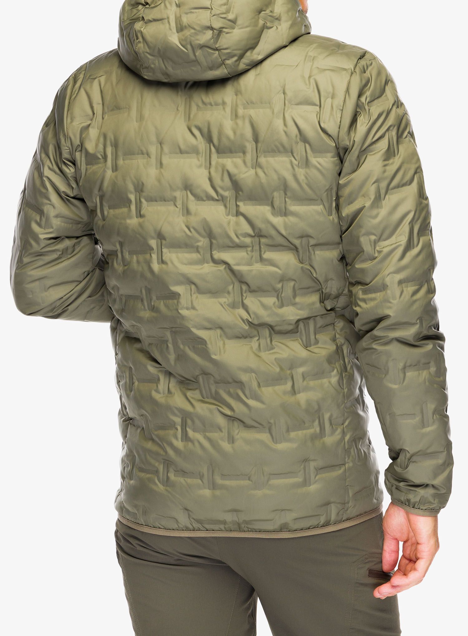 Puhovka Columbia Delta Ridge Down Hooded Jacket - stone green