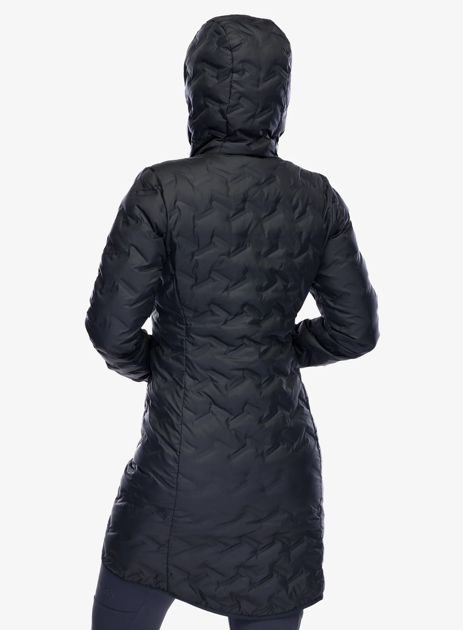 Puhast plašč Columbia Delta Ridge II Long Down Jacket - black