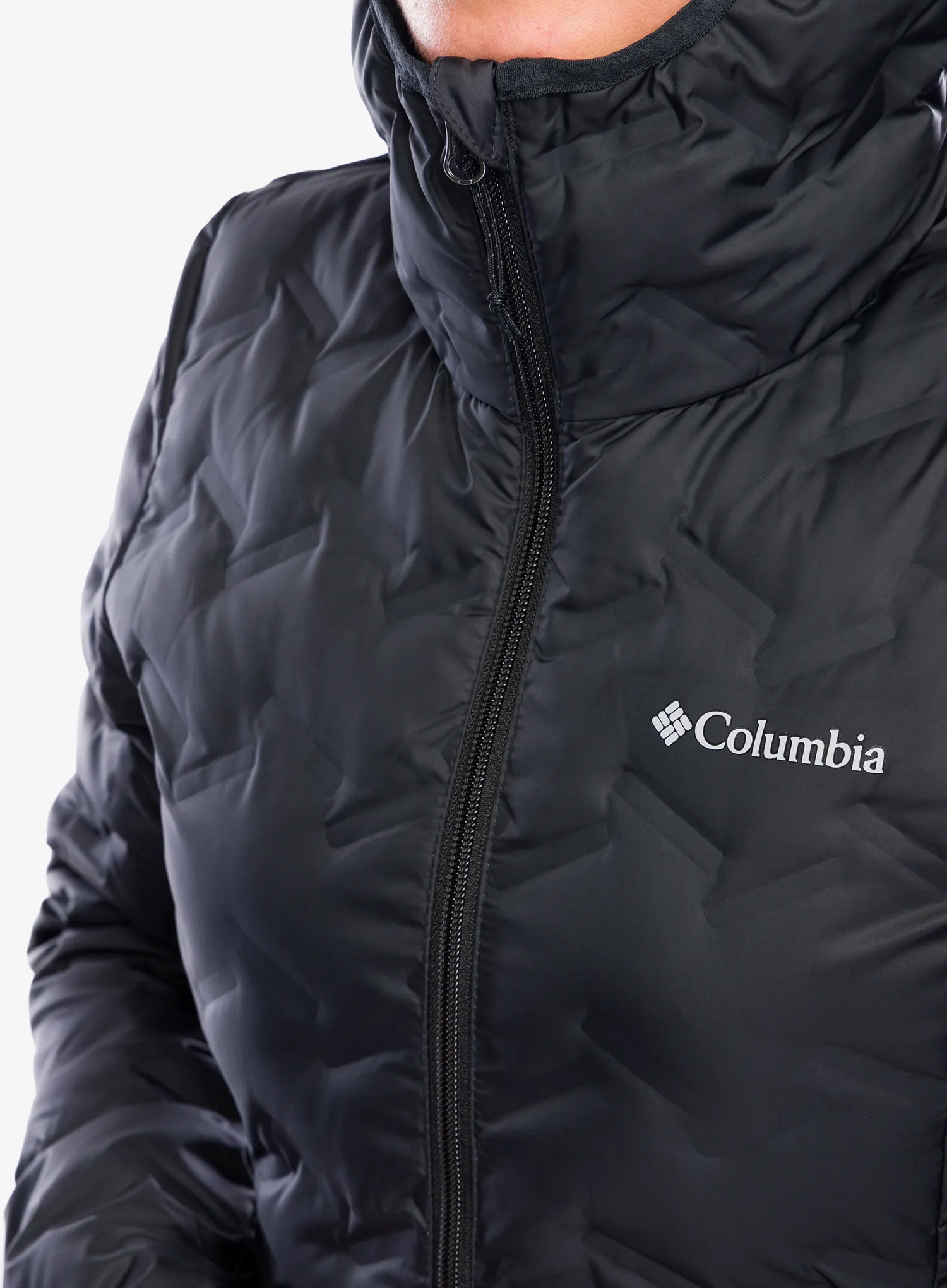Puhast plašč Columbia Delta Ridge II Long Down Jacket - black