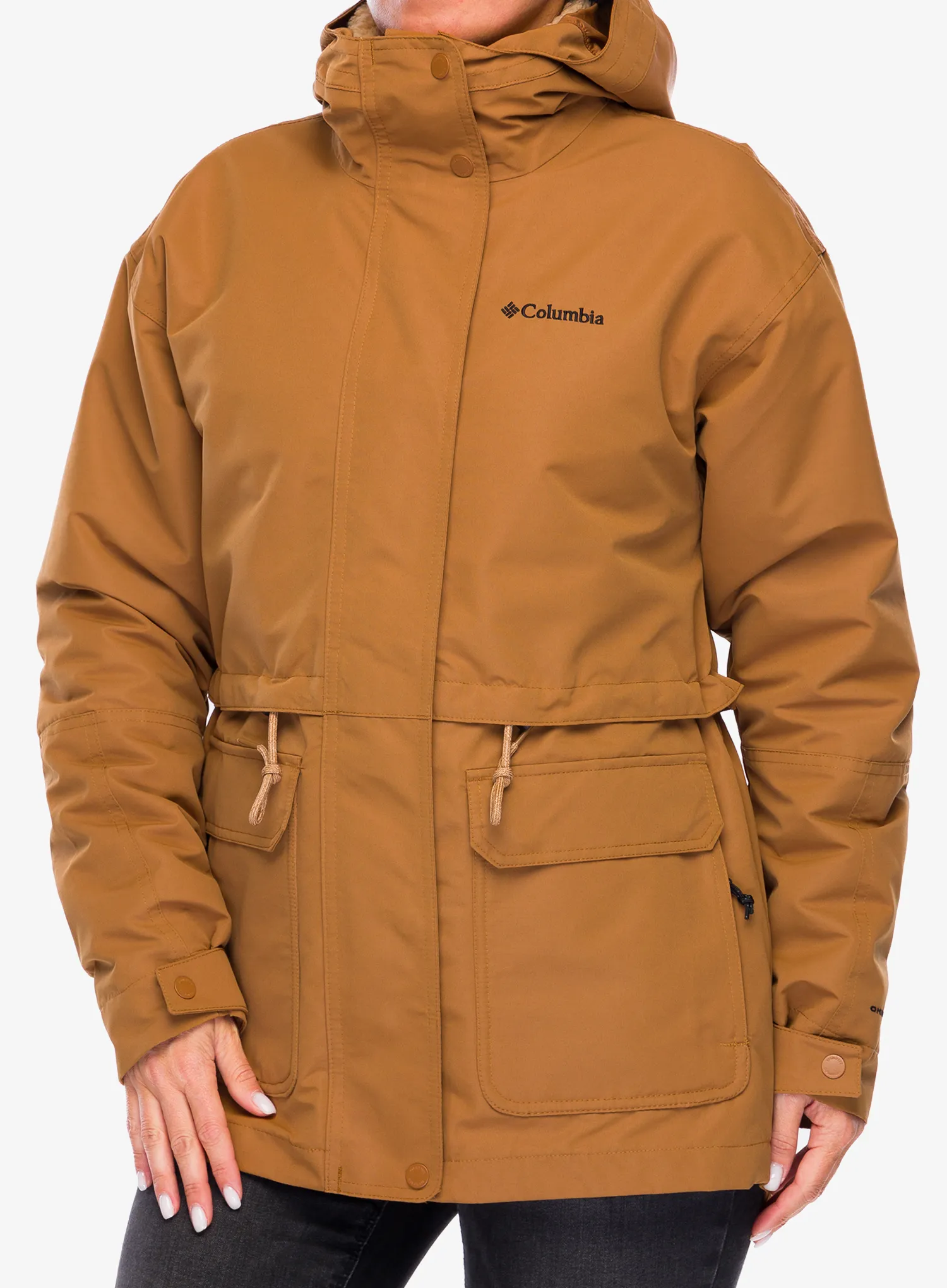 Ženska jakna 3v1 Columbia Drop Ridge II Interchange Jacket - camel brown