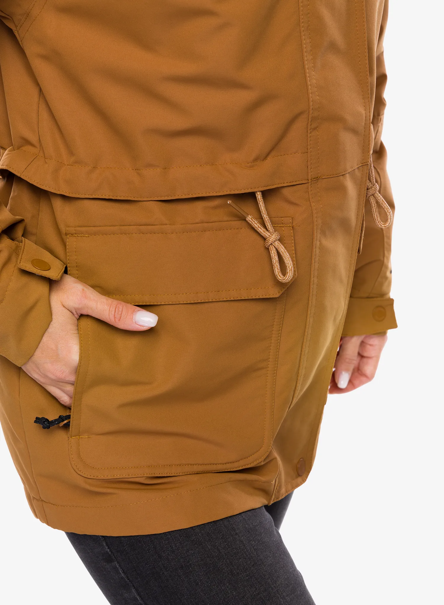 Ženska jakna 3v1 Columbia Drop Ridge II Interchange Jacket - camel brown